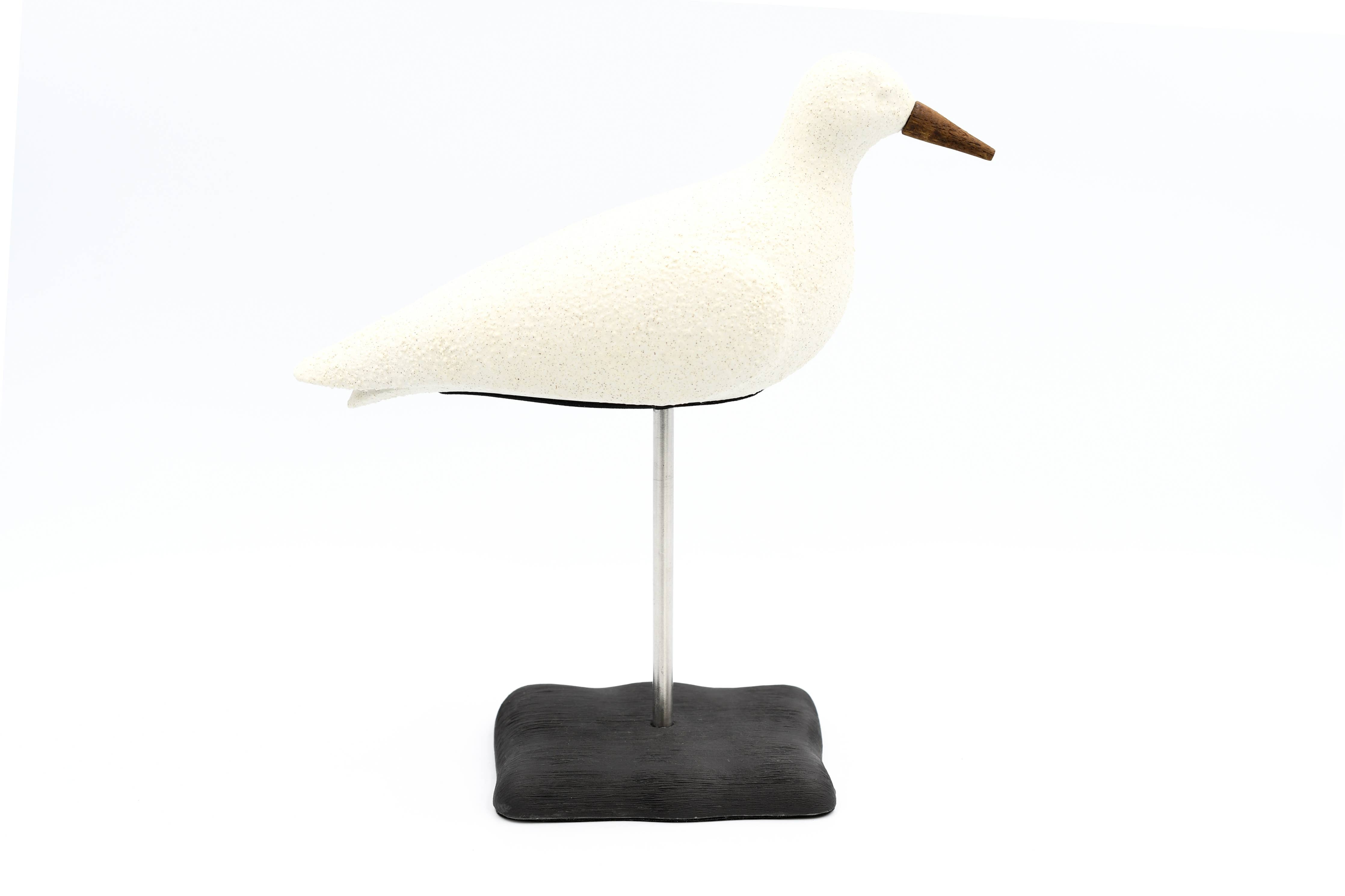 Seagull Sculpture – Handcrafted Ceramic