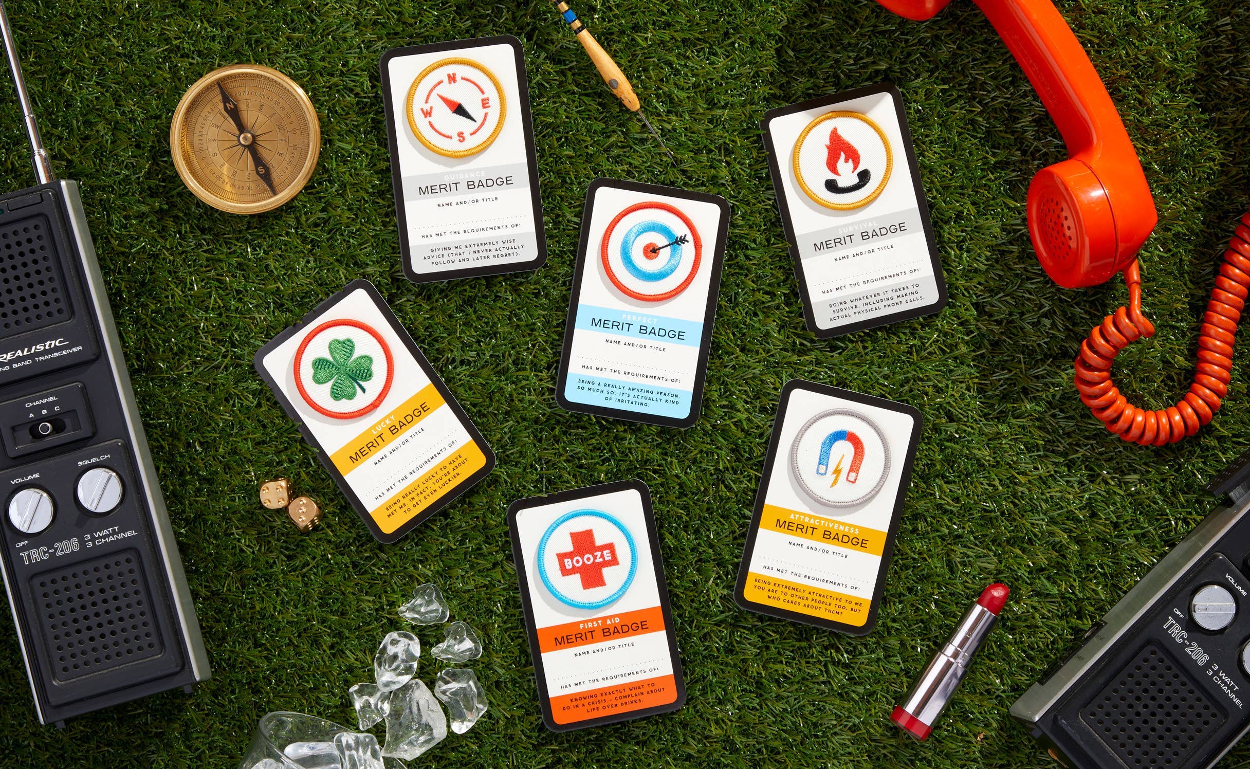 Brass Monkey Merit Badges (For Life) Set