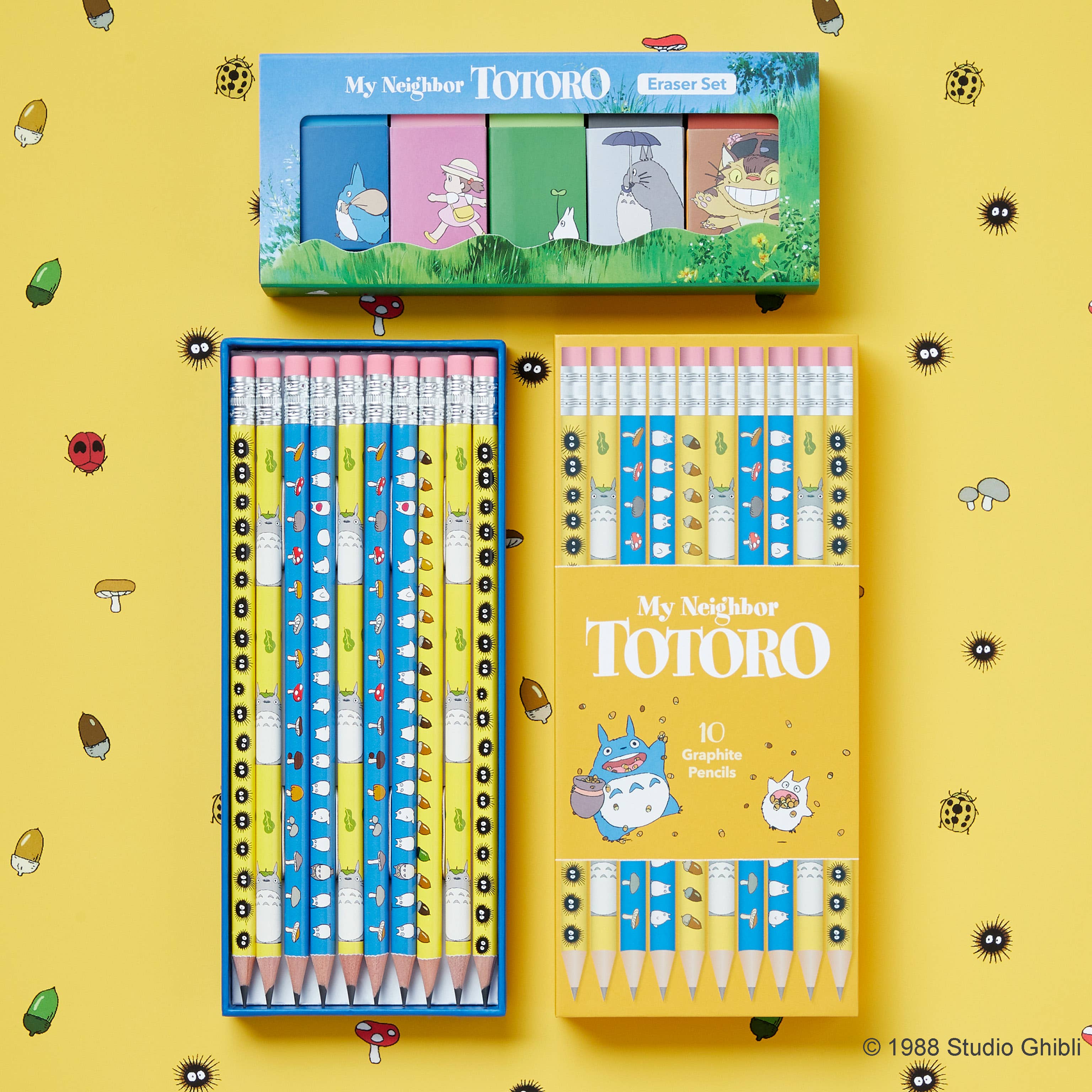 My Neighbor Totoro Graphite Pencil Set — Studio Ghibli