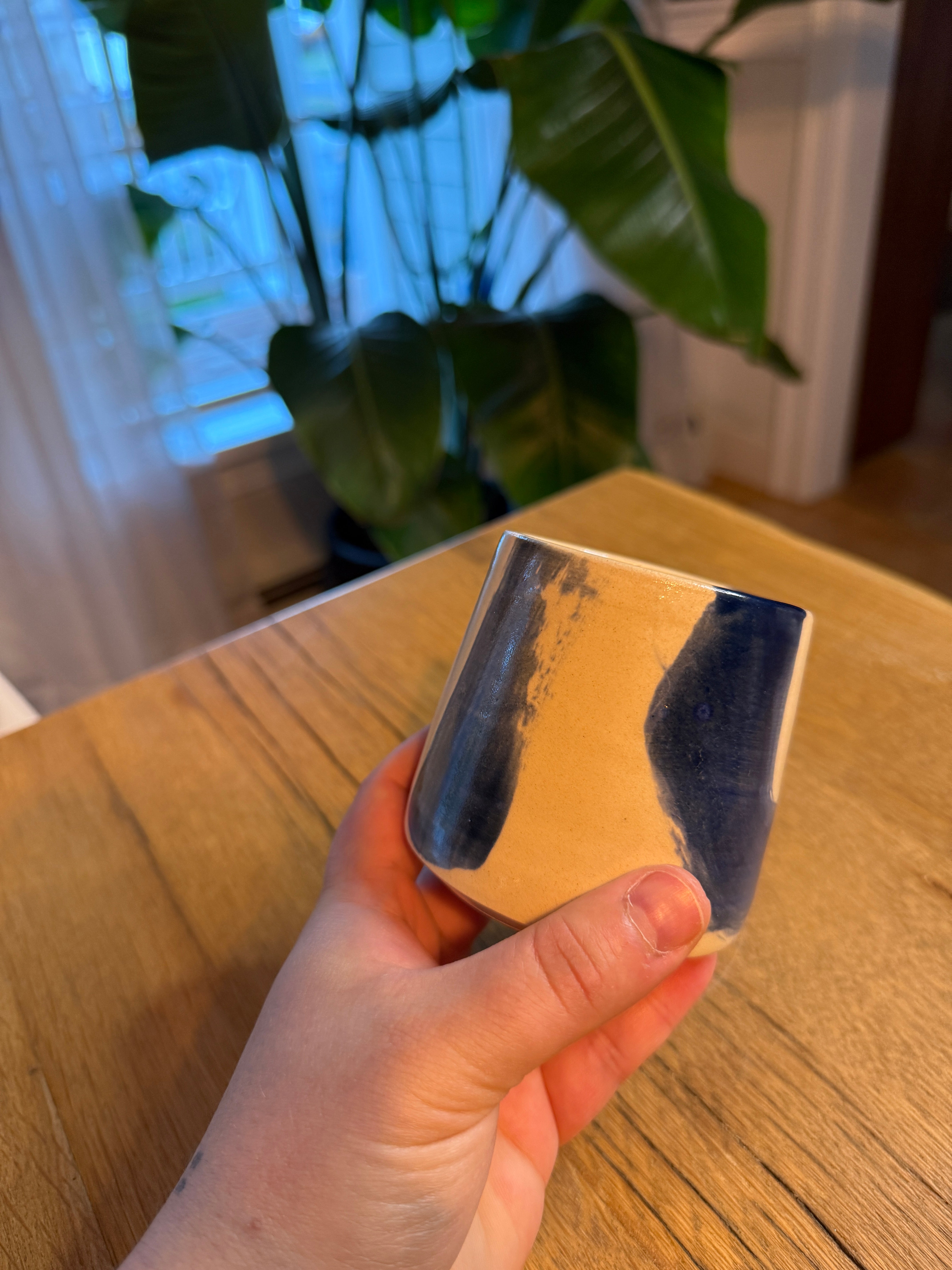 Swirl Mug (Small, Cobalt)