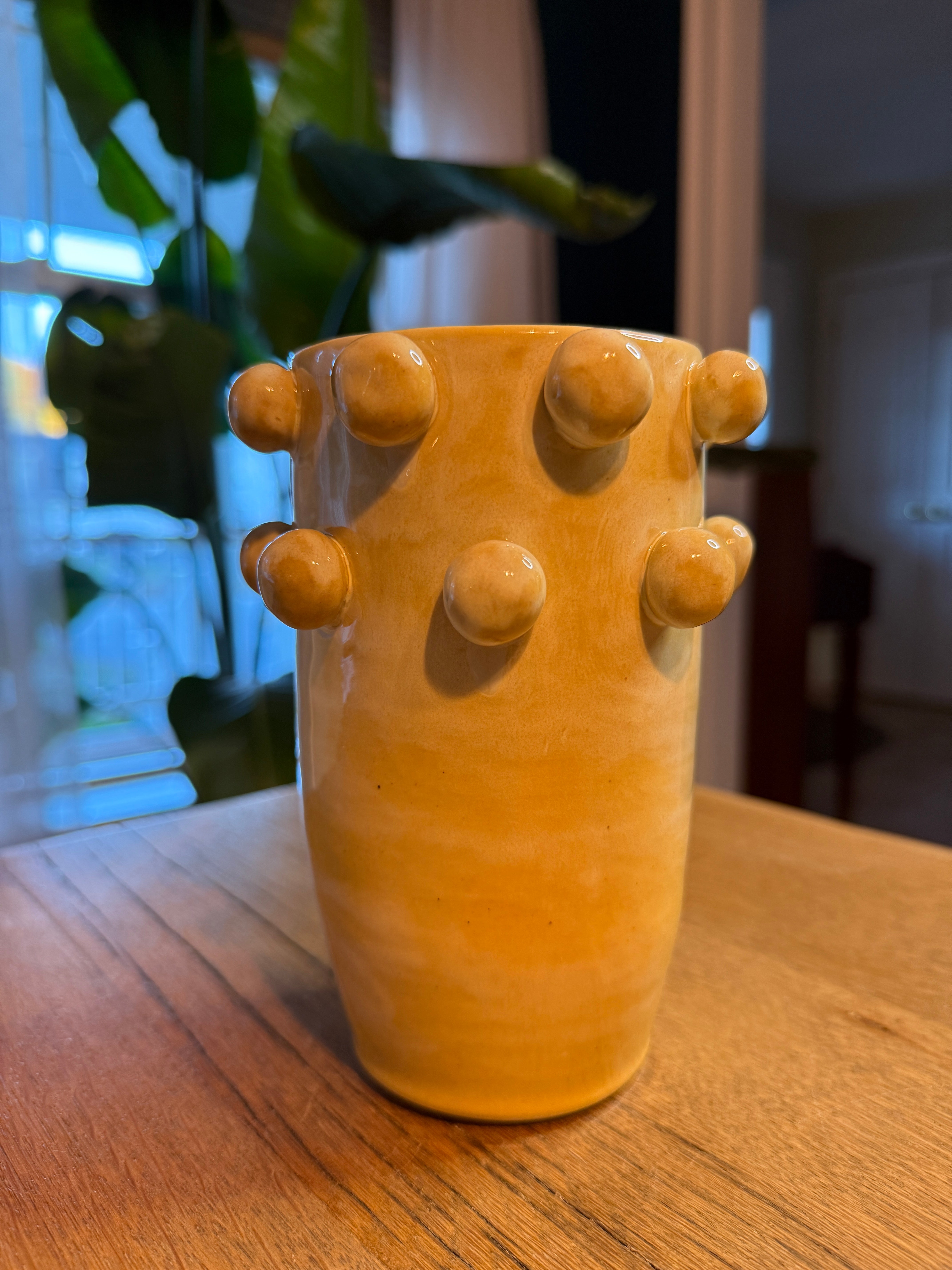 Bubble Vase (Medium, Butter Yellow)