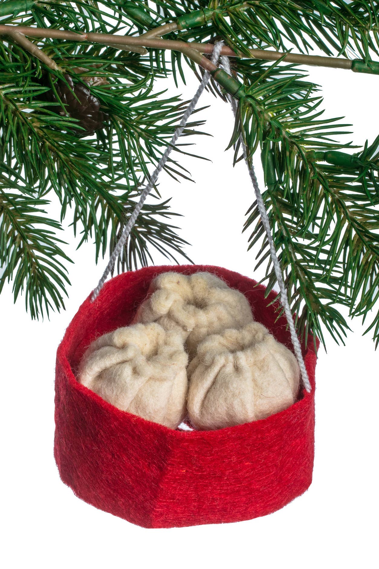 Felt Dim Sum Ornament — Handmade