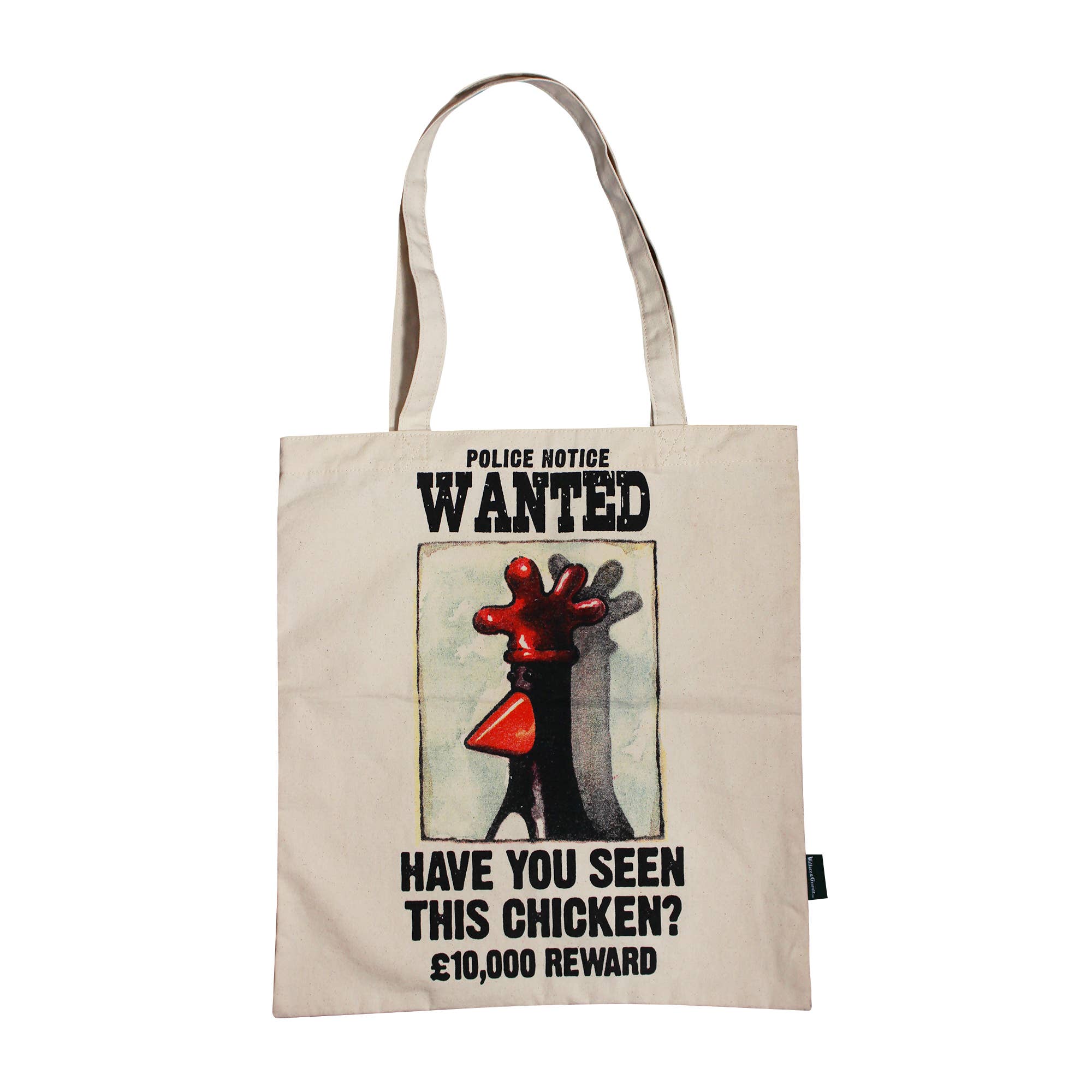 Recycled Cotton Tote – Wallace & Gromit (Feathers McGraw)
