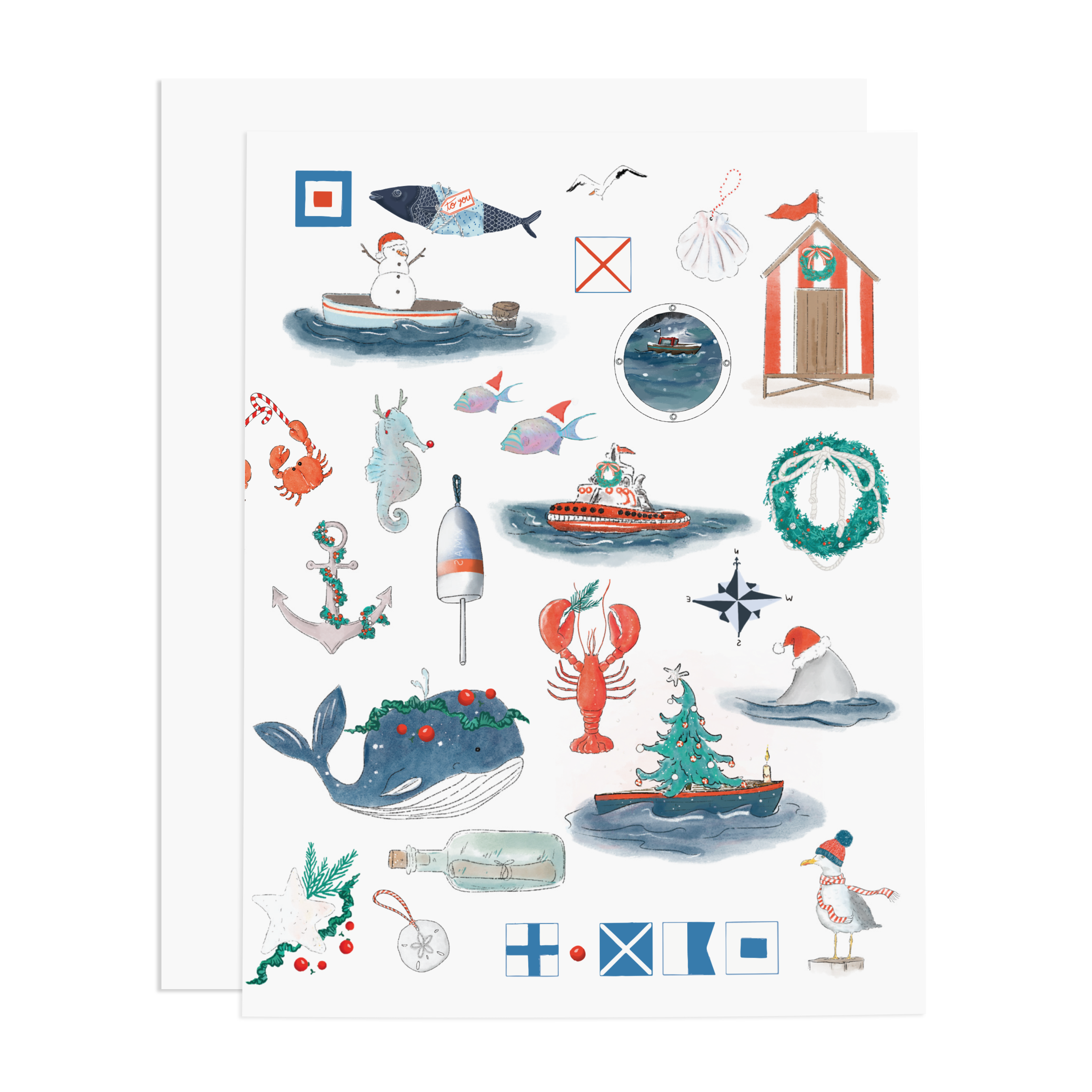 Seas N’ Wishes Boxed Set — Set of 8 Cards