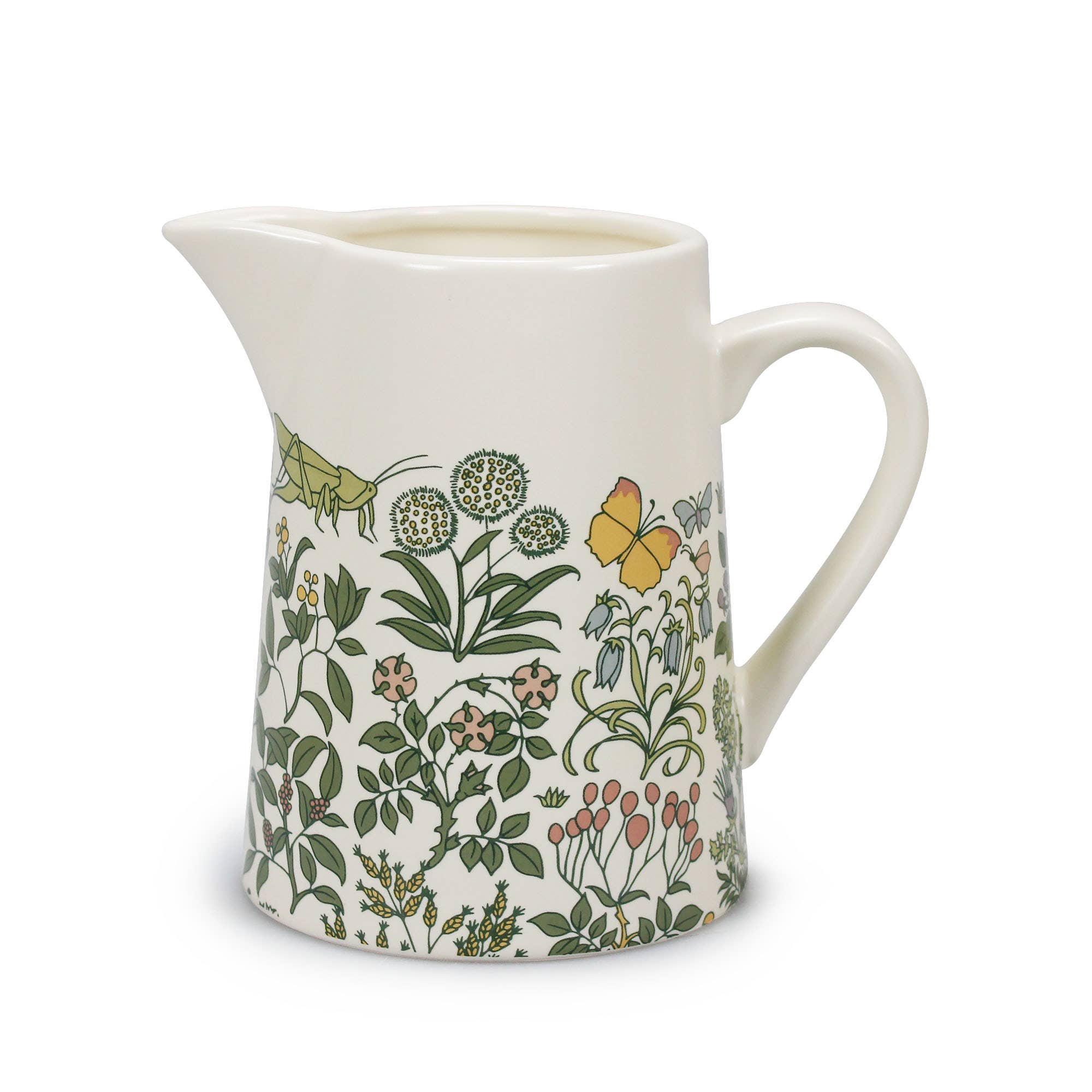 Voysey “Apothecary’s Garden” Ceramic Jug