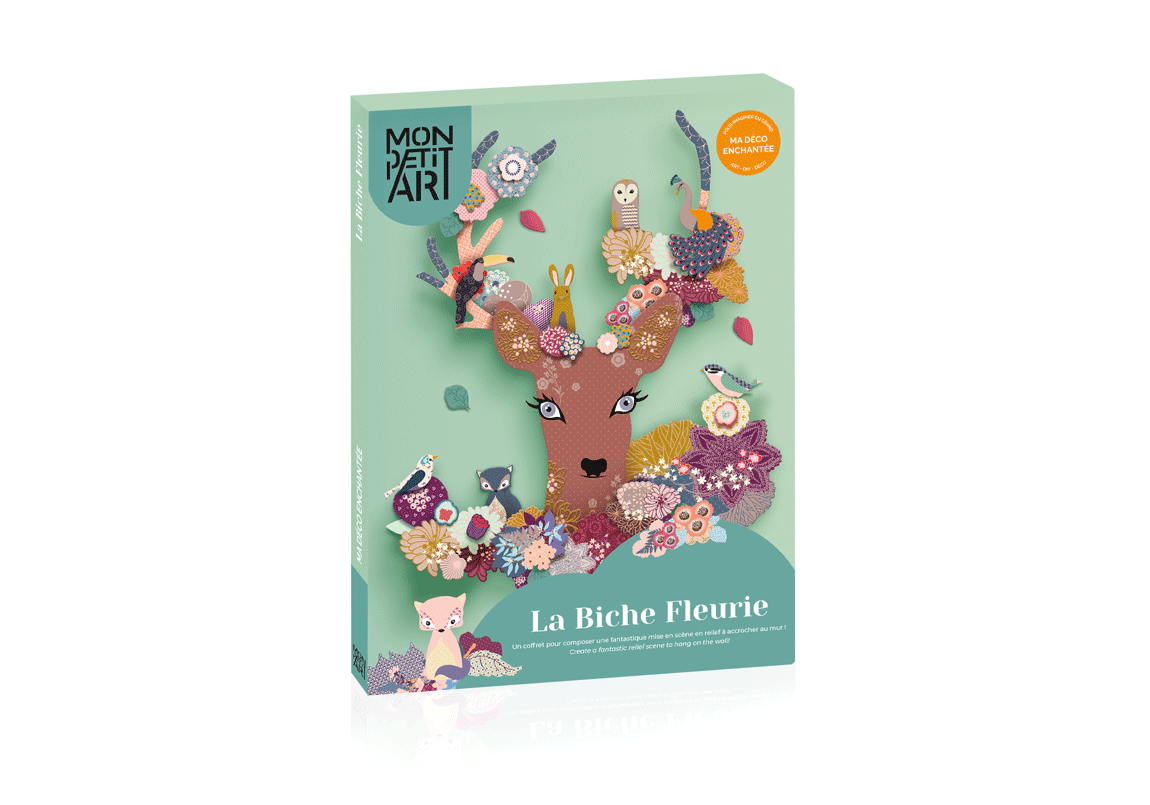 The Flowered Doe Creative Kit by Mon Petit Art | DIY Wall Decor | Forest Theme