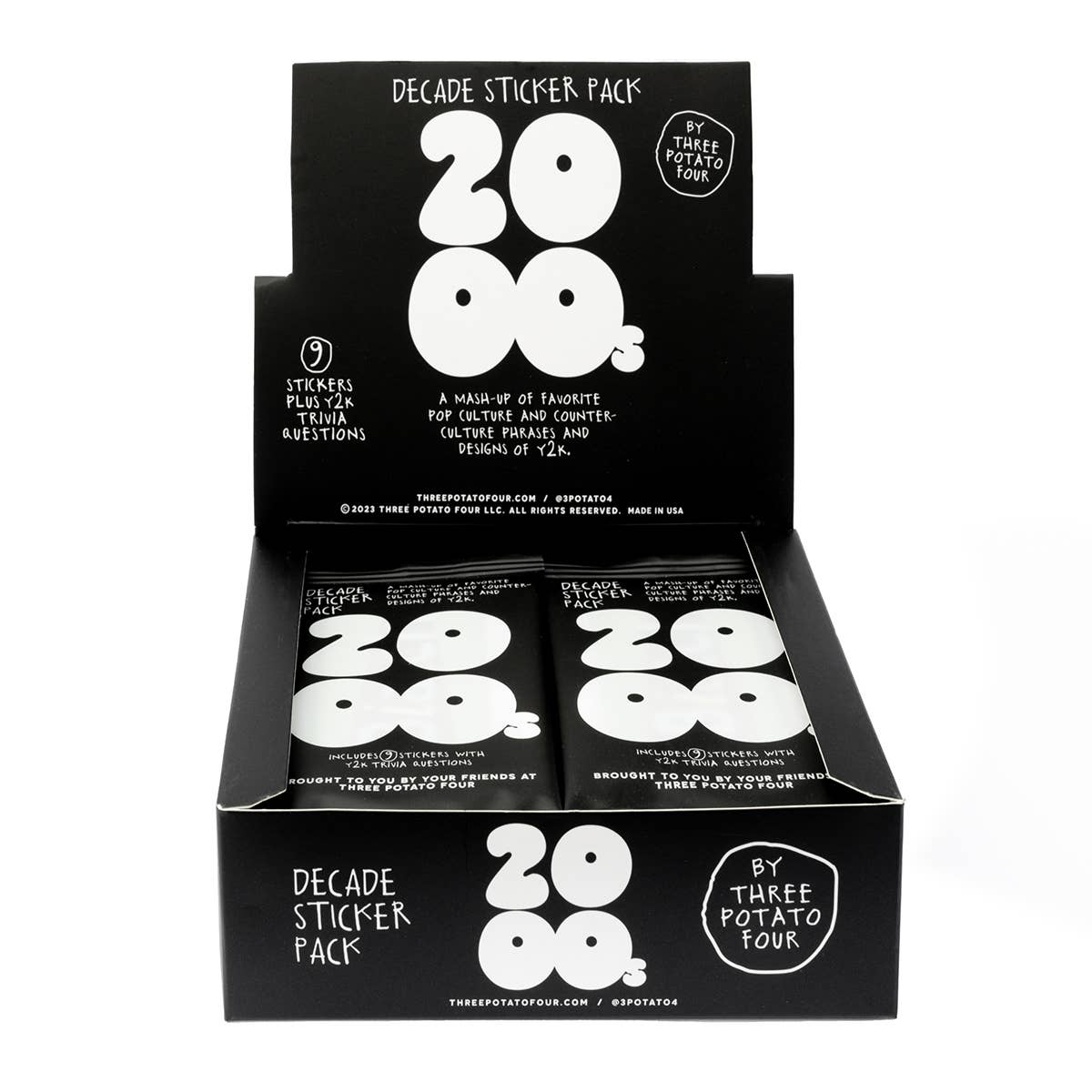 Decade Sticker Card Pack - Y2K