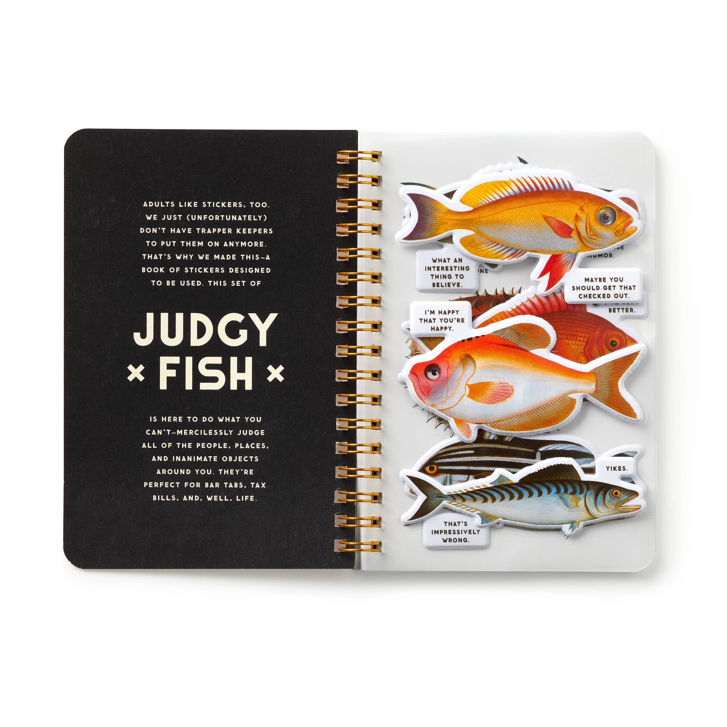 Judgy Fish Sticker Book by Brass Monkey
