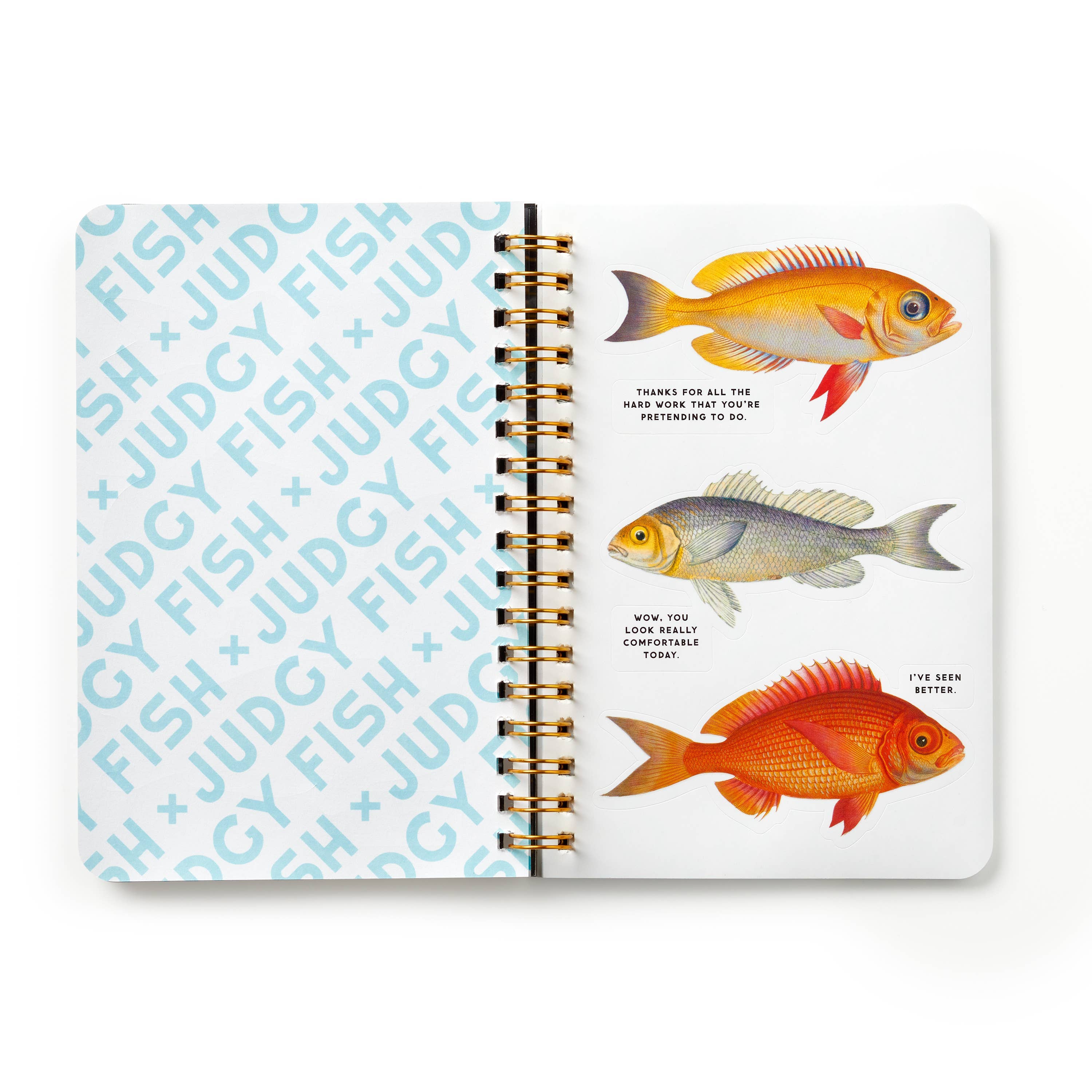Judgy Fish Sticker Book by Brass Monkey