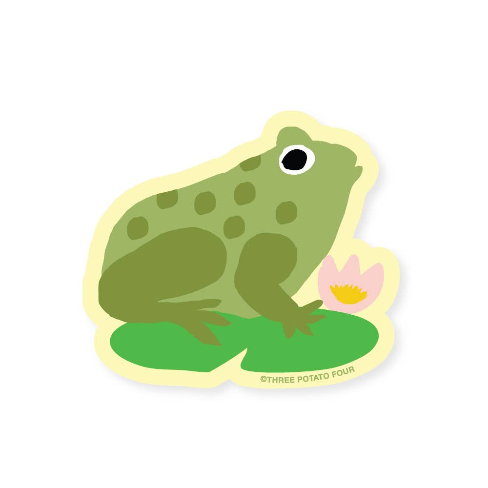 Frog Vinyl Sticker