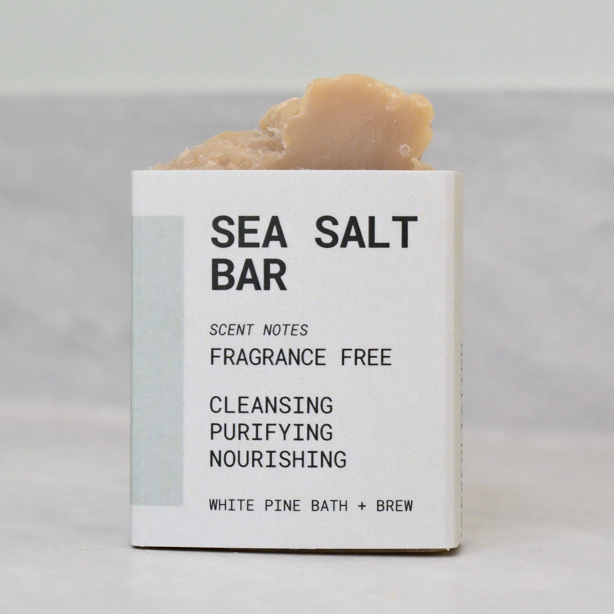 Sea Salt Bar - Fragrance Free - Mini Beer Soap