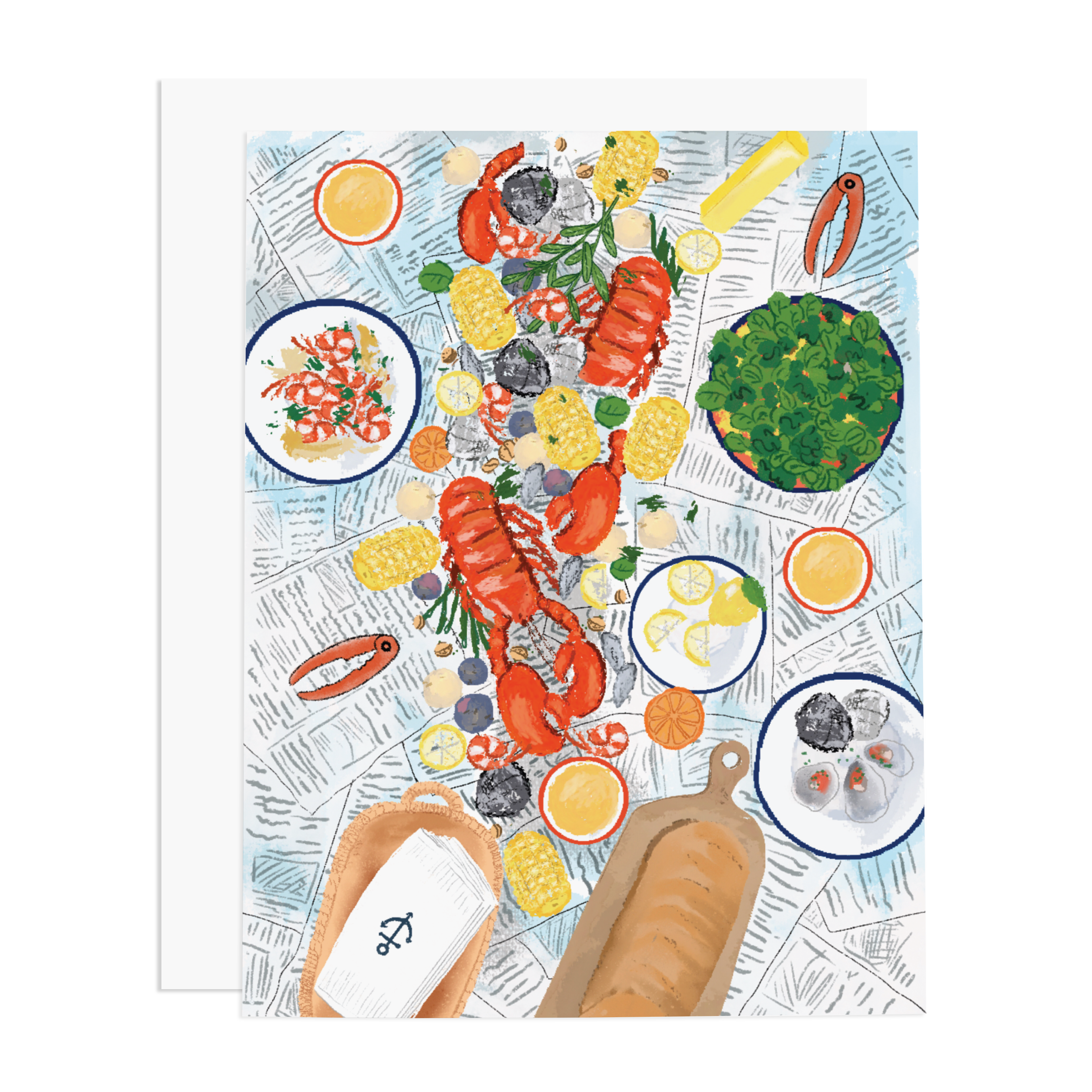 Lobster Bake Greeting Card