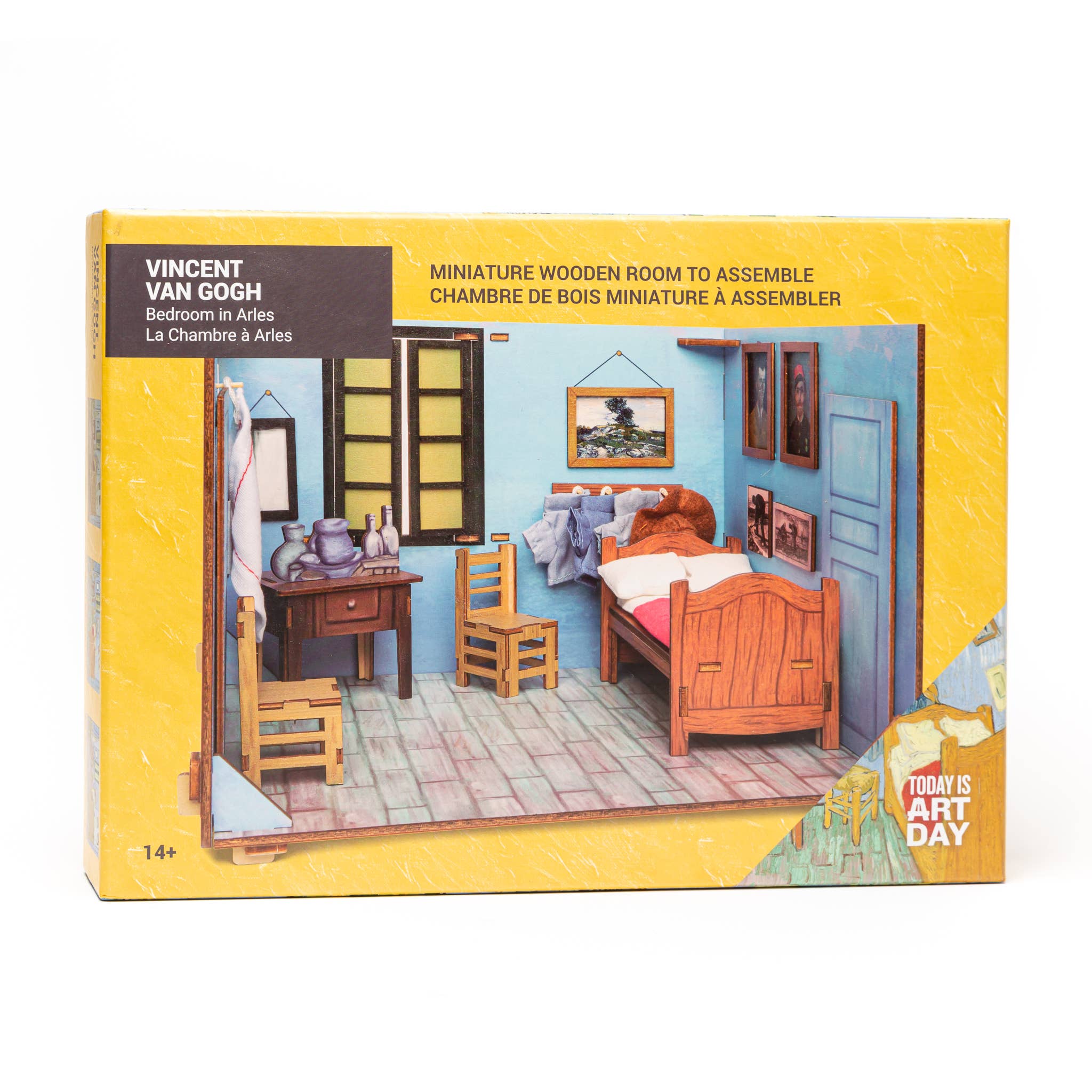 Van Gogh Bedroom in Arles Miniature Room | 9" Diorama | Easy Assembly