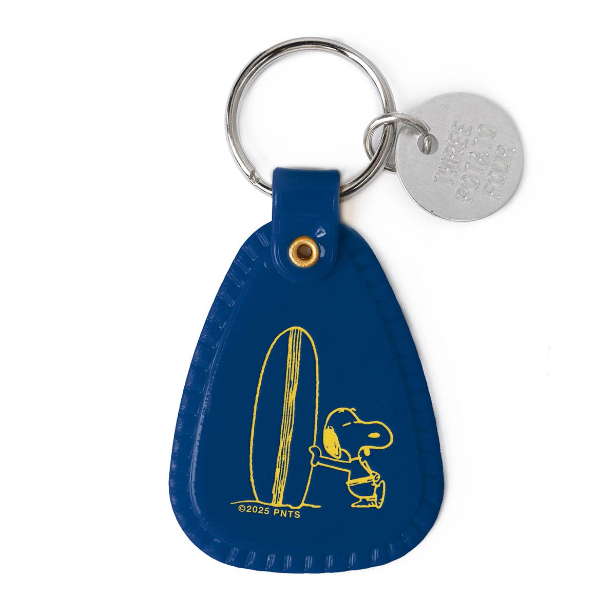 3P4 x Peanuts - Snoopy Surf Saddle Keychain in Blue
