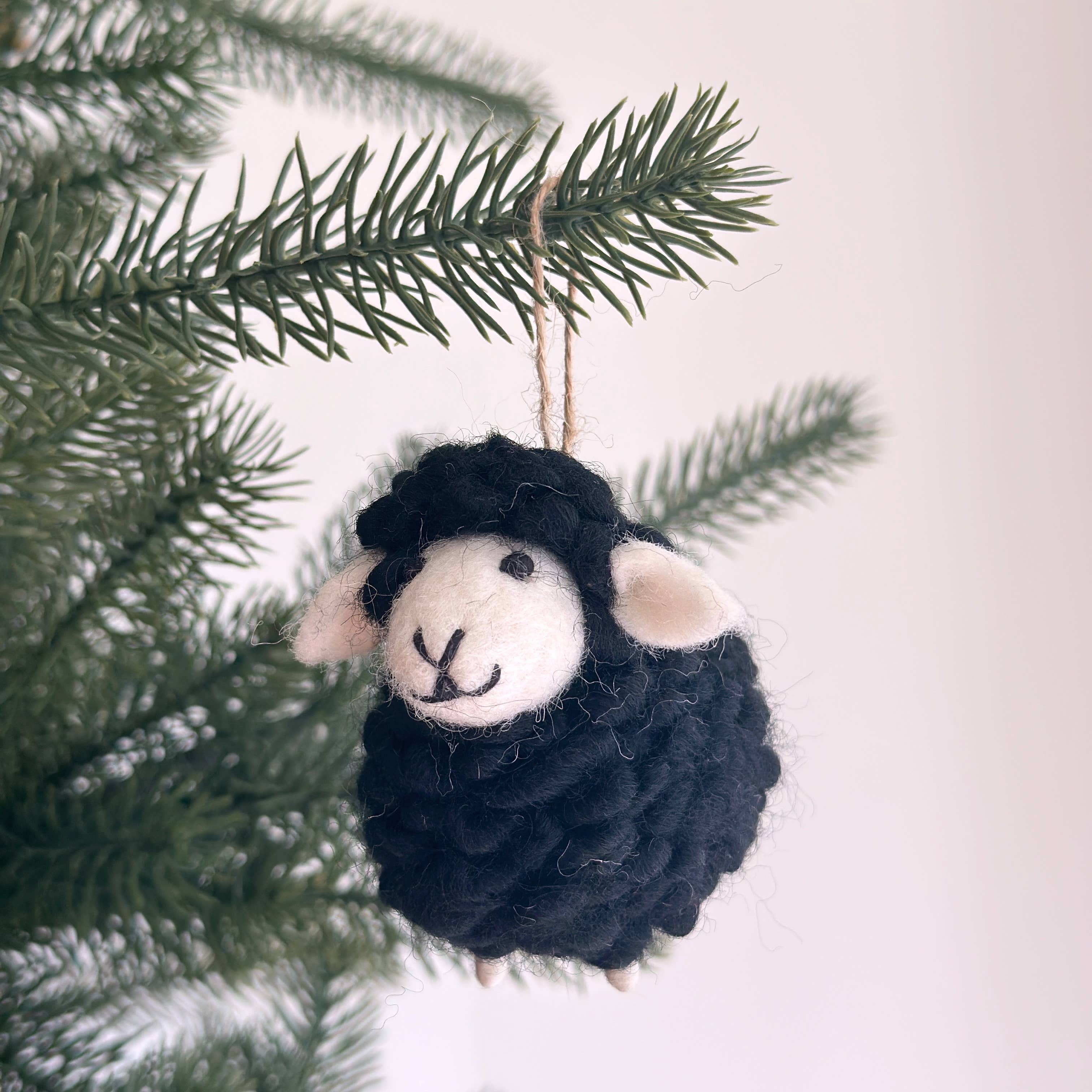 Felt Sheep Ornament Assorted Colors