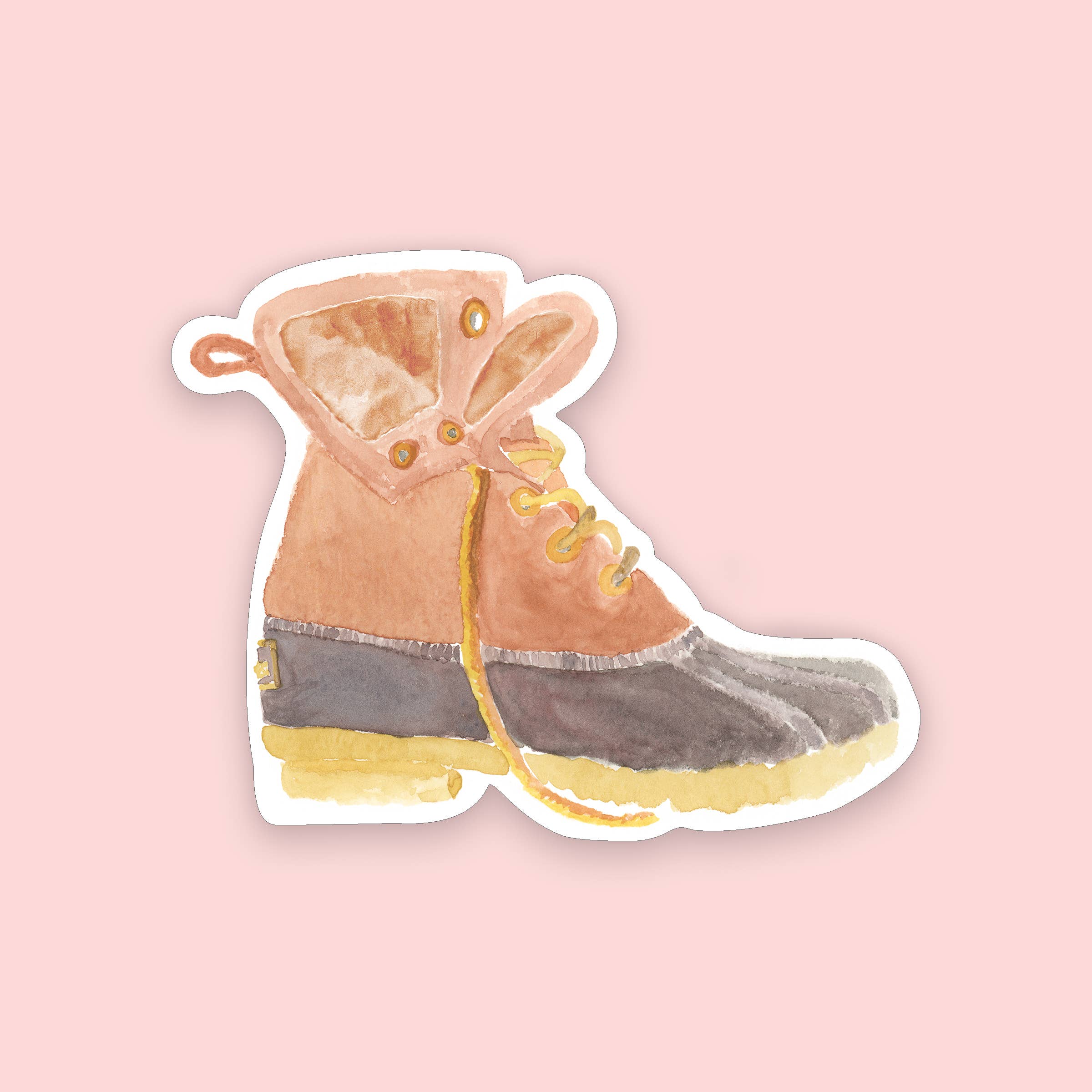 Bean Boot Sticker — 2.4" × 3"