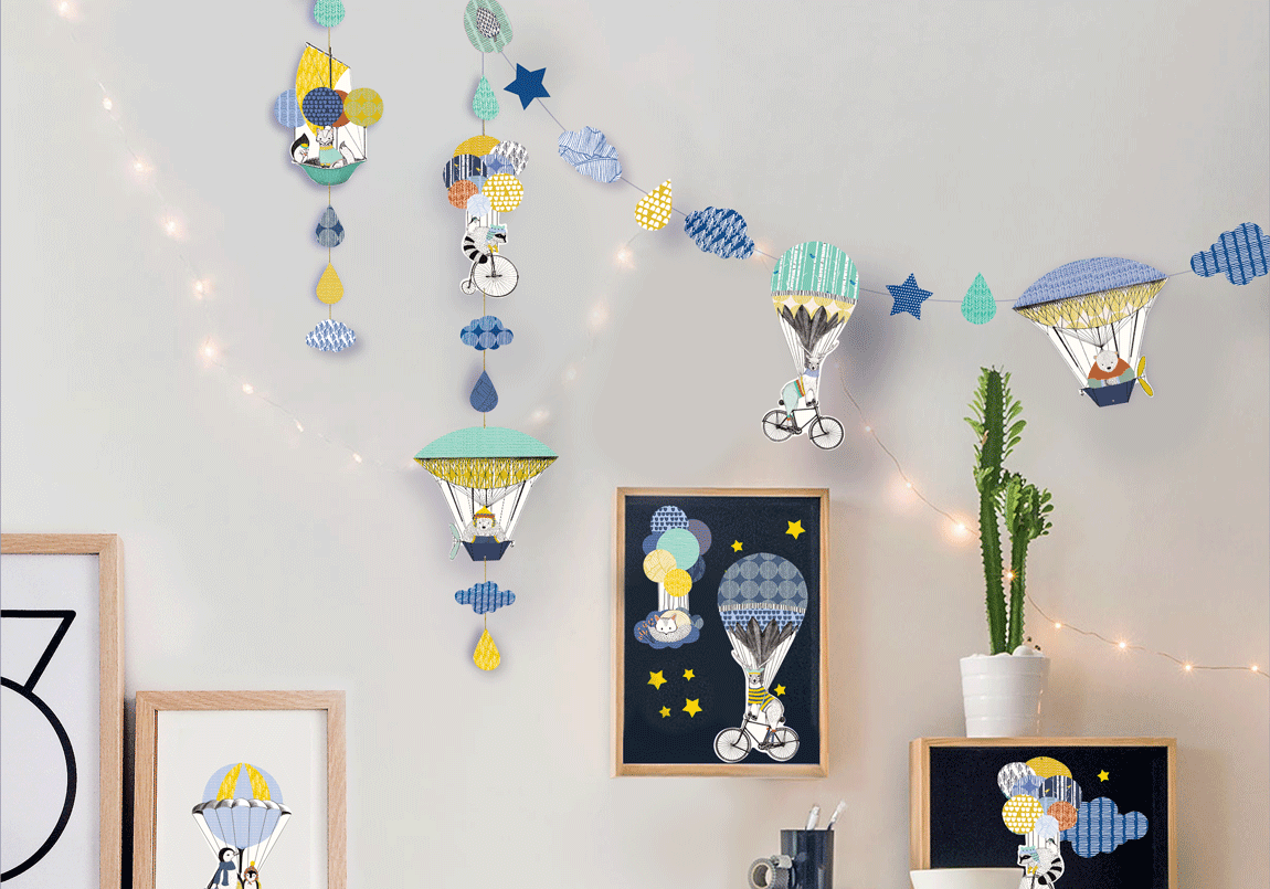 Polar Expedition Creative Kit by Mon Petit Art | DIY Garland | 4 Meters