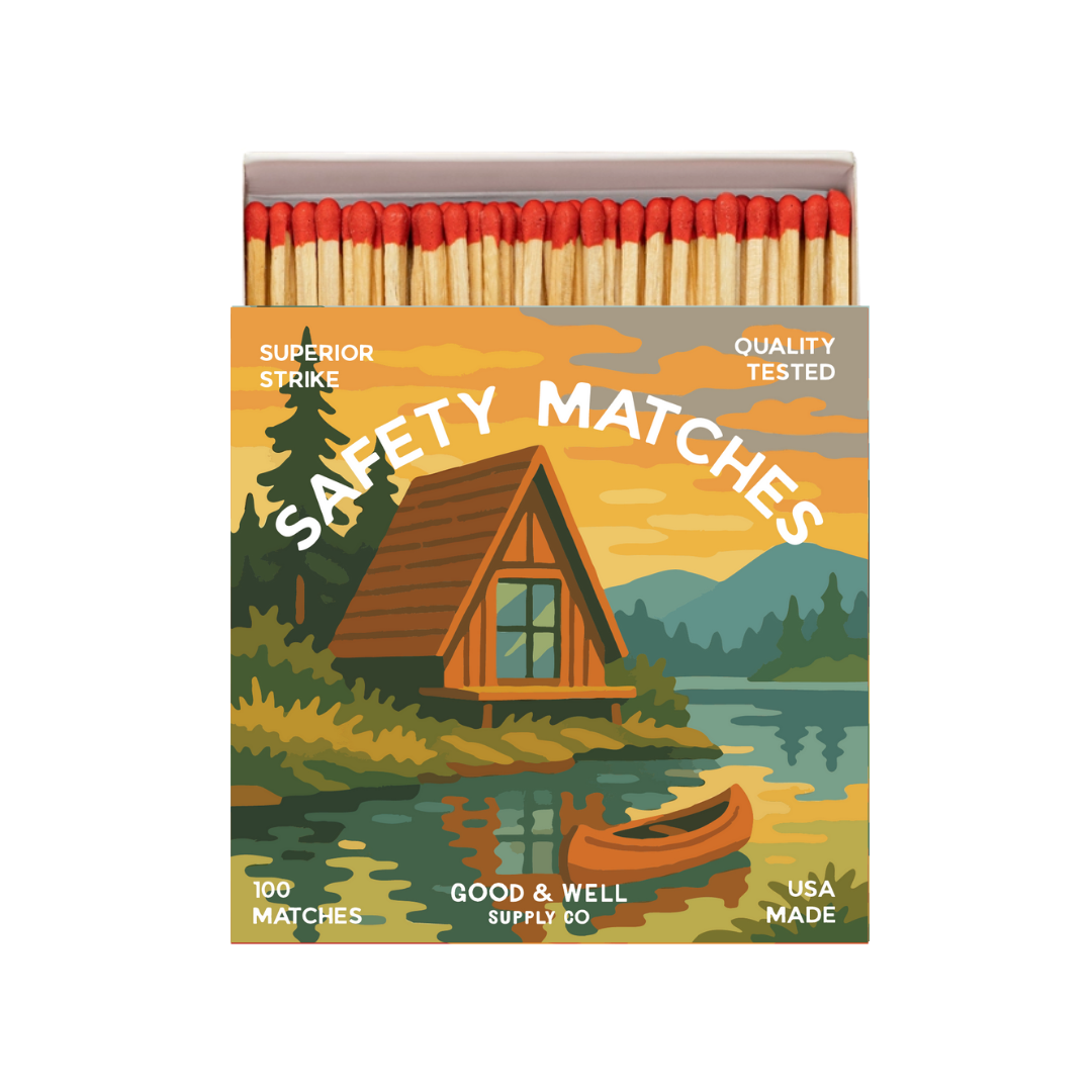 A-Frame Cabin & Bear Matchbox Paint By Number Collection