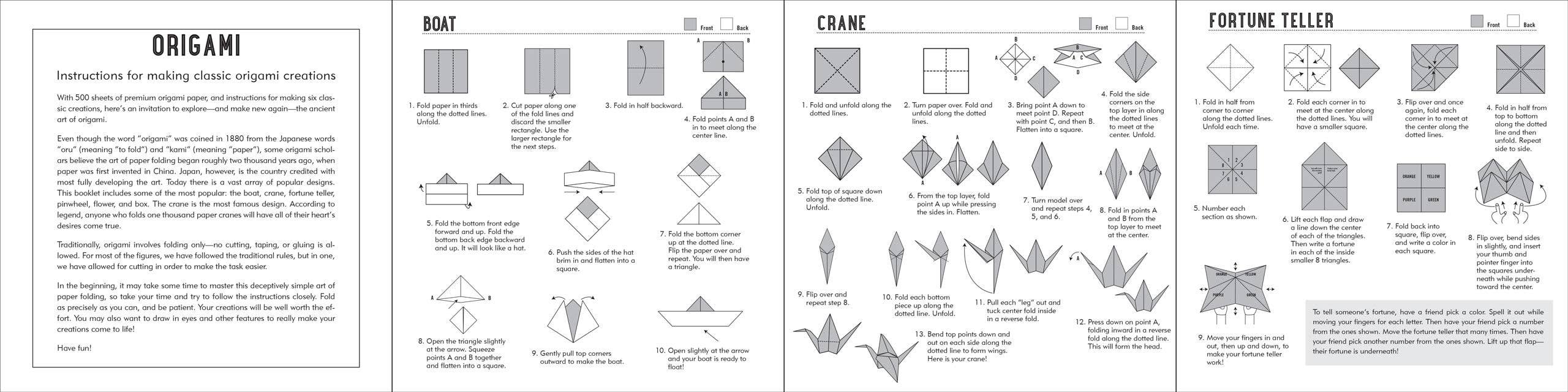 Origami Paper – Washi Patterns (500 Sheets)