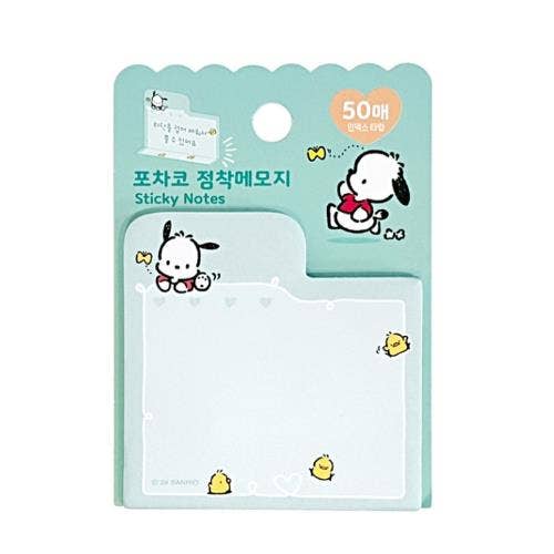 Sanrio Characters Sticky Memo Pad — Pochacco