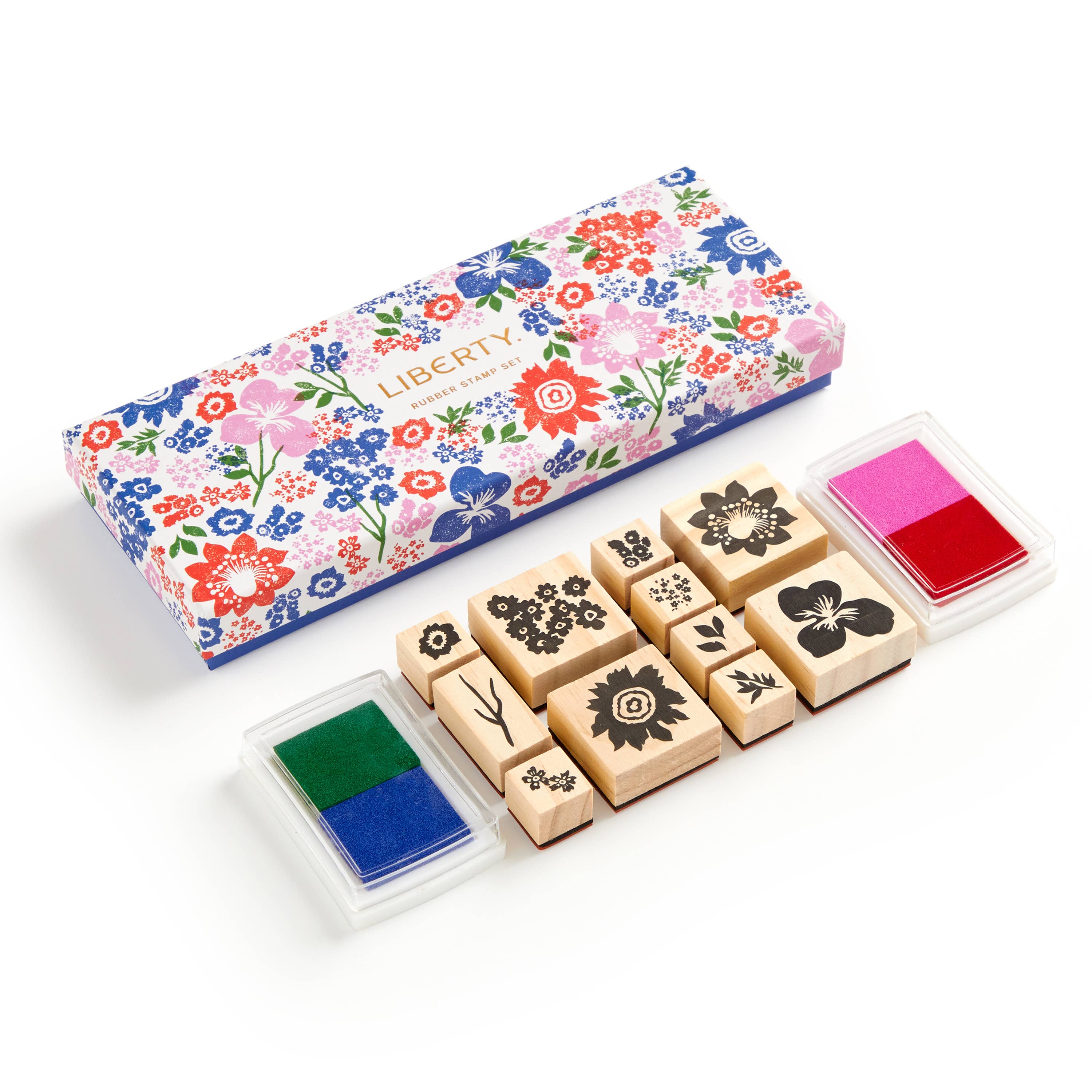 Liberty Classic Floral Rubber Stamp Set