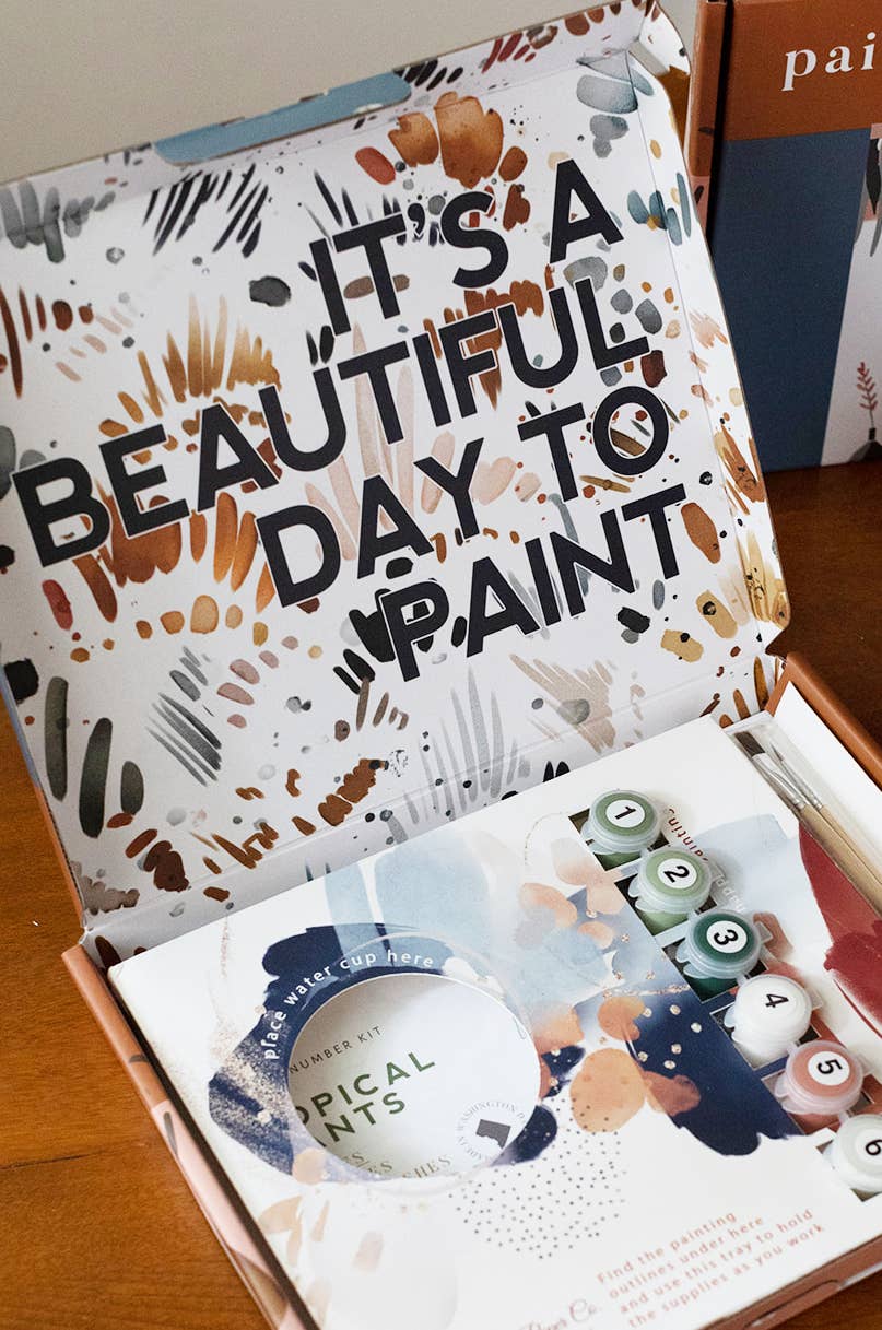 Red Poppies Paint By Numbers Kit