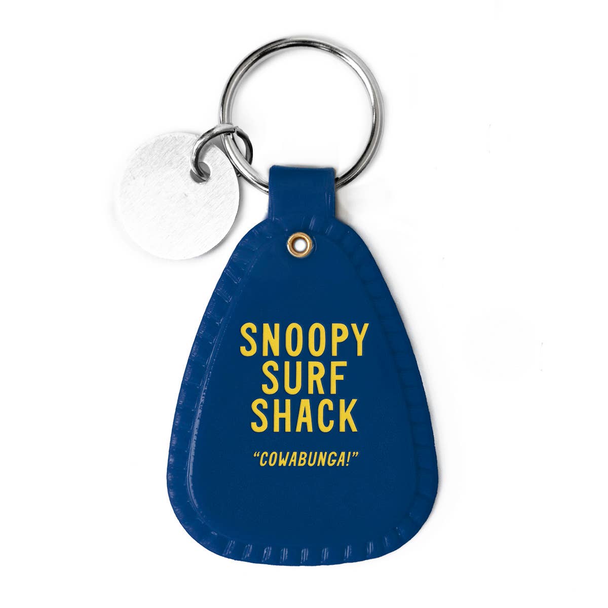 3P4 x Peanuts - Snoopy Surf Saddle Keychain in Blue