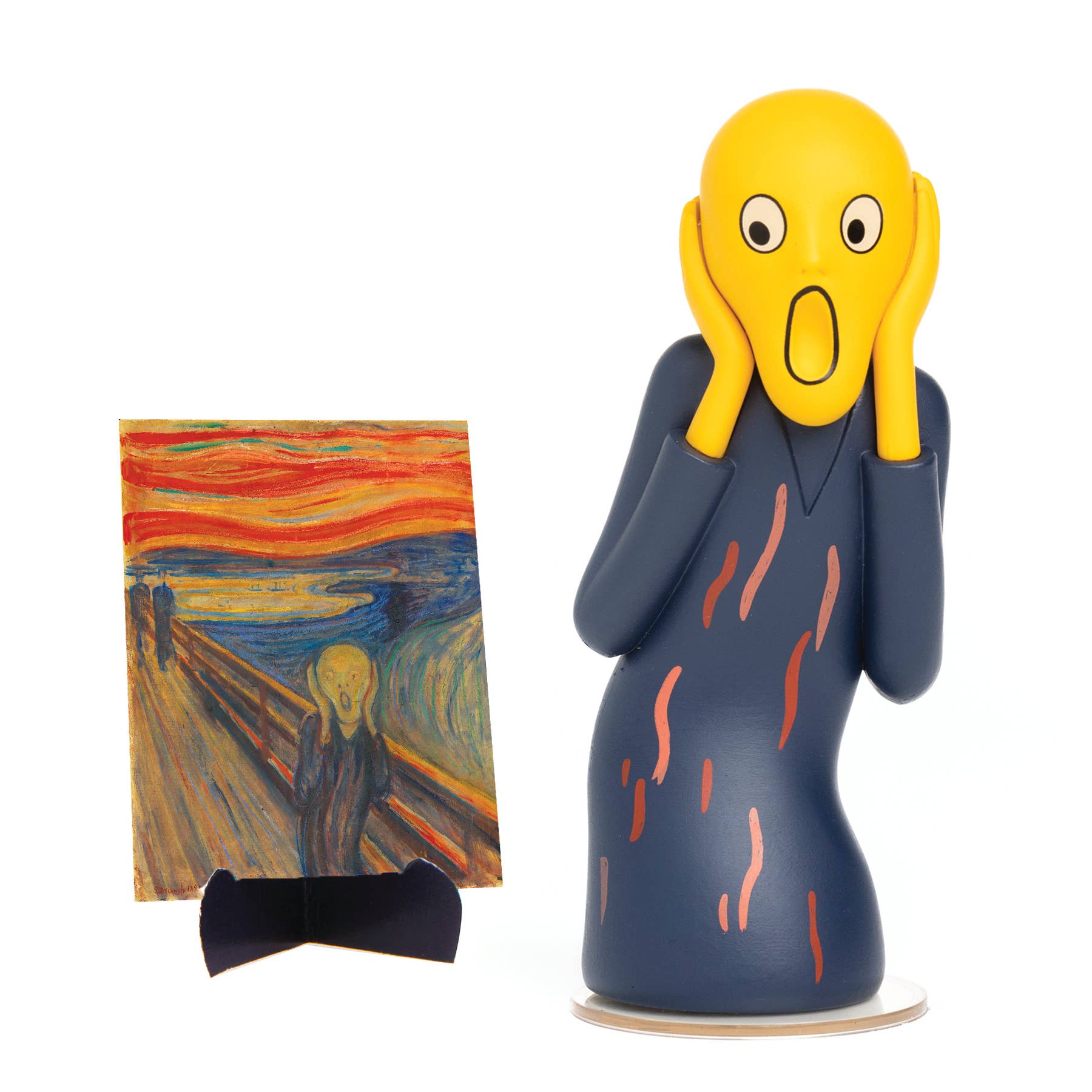 Edvard Munch "The Scream" Figurine | 5" Art History Collectible | Iconic Anxiety Symbol