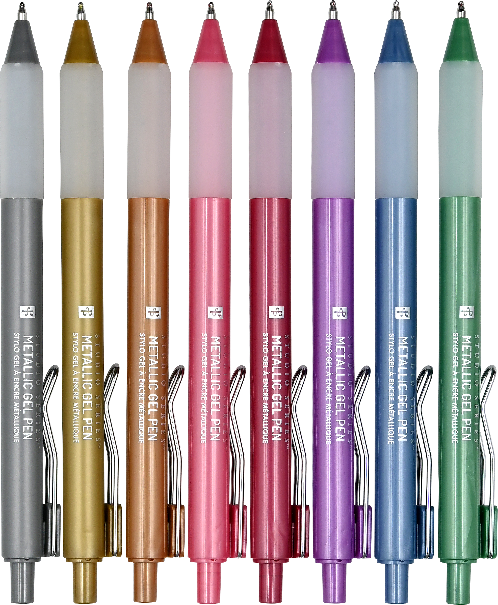 Studio Series Metallic Gel Pens – Set of 8