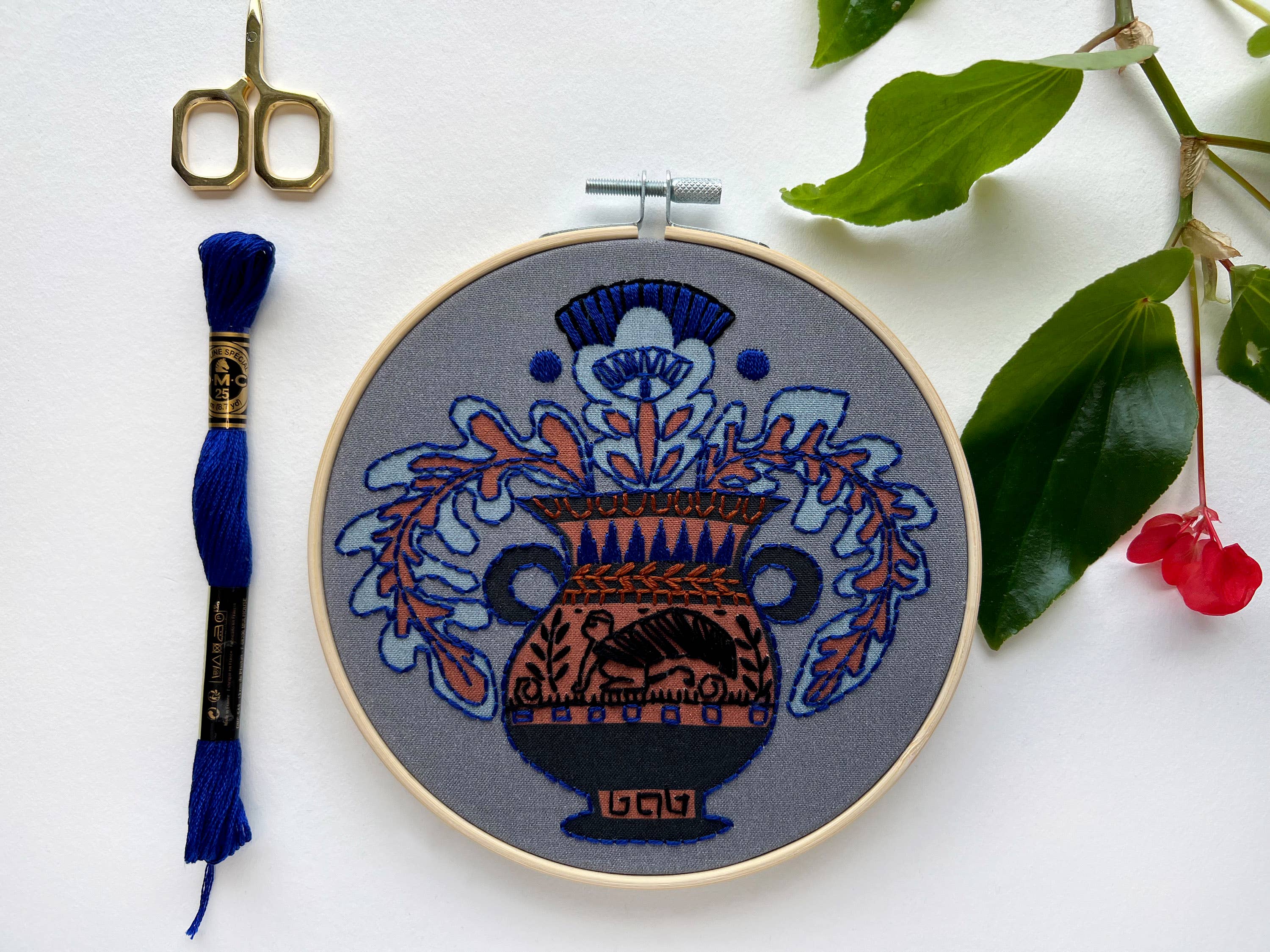 Vase Embroidery Kit