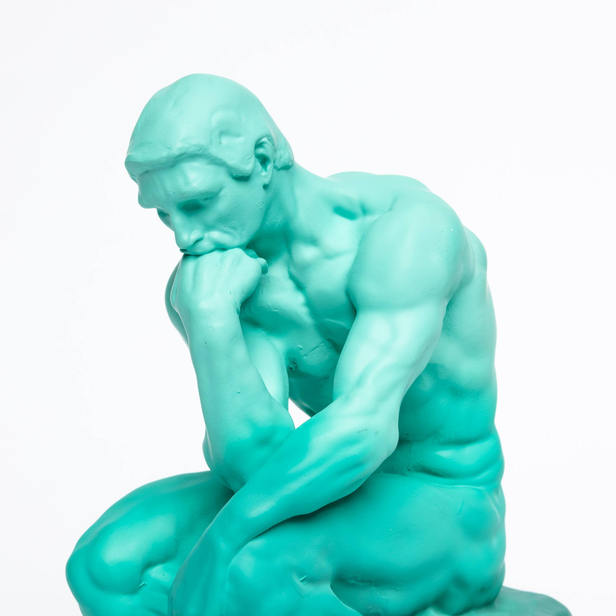 Rodin's The Thinker Statue | 7.9" Colorful Resin Reproduction