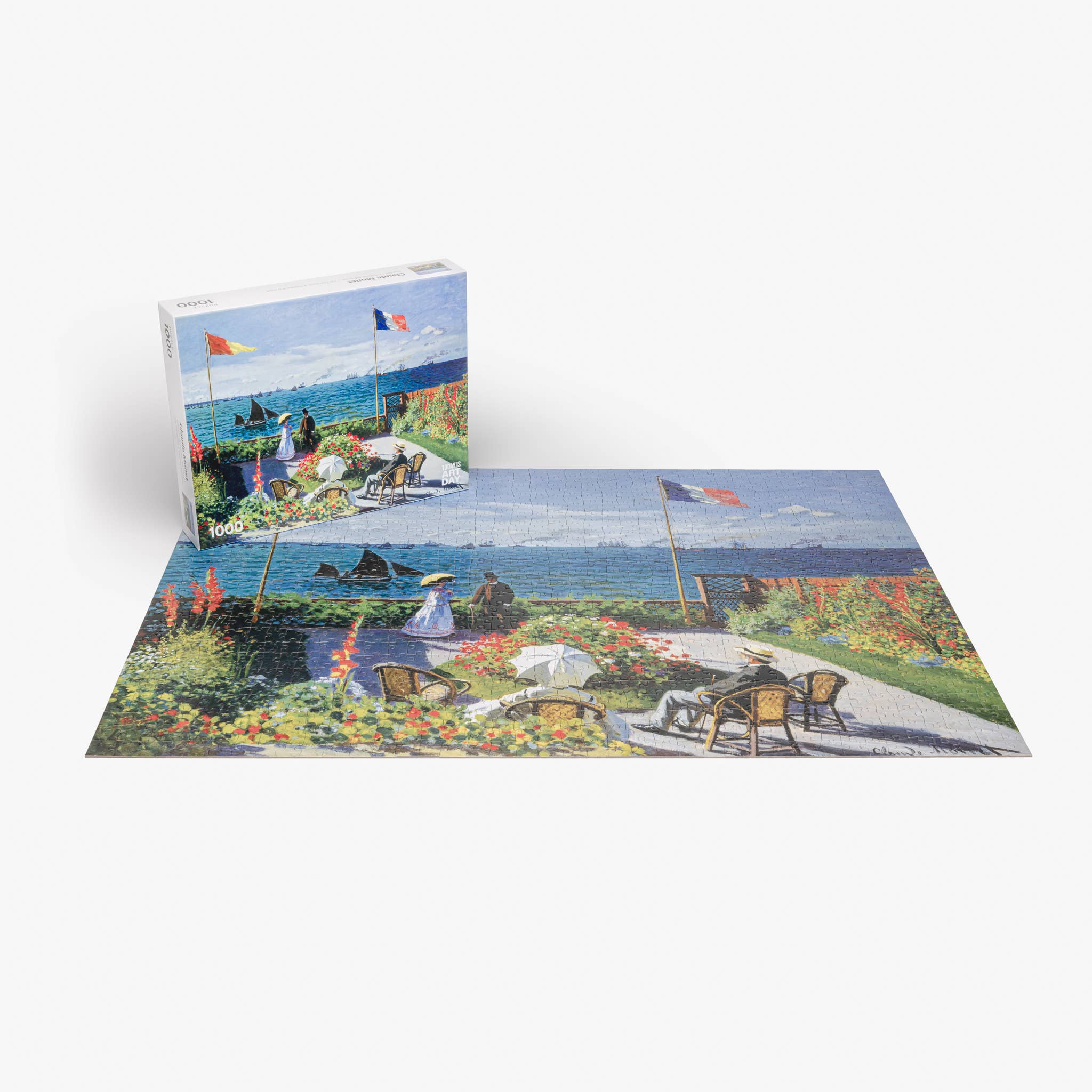 Monet Garden at Sainte-Adresse Puzzle | 1,000 Pieces | 27.5" x 19.5"