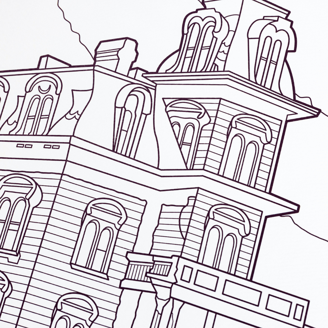 Edward Hopper Coloring Book | 12 Masterpieces | Thick Premium Paper