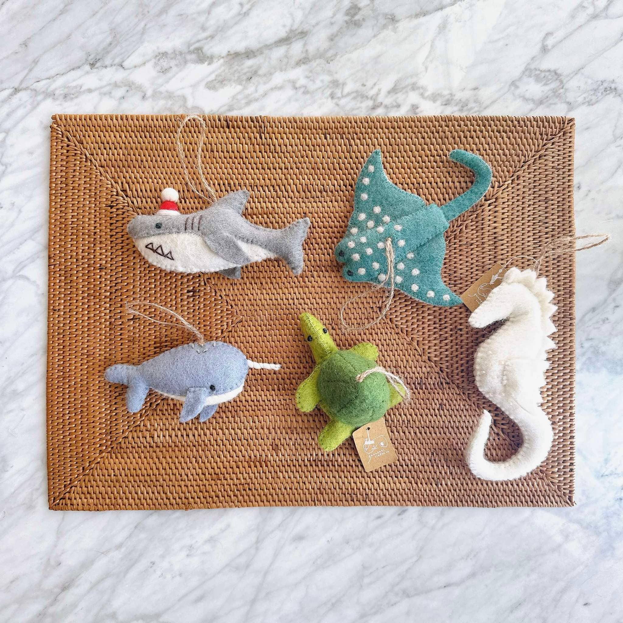 Felt Sea Creature Ornament