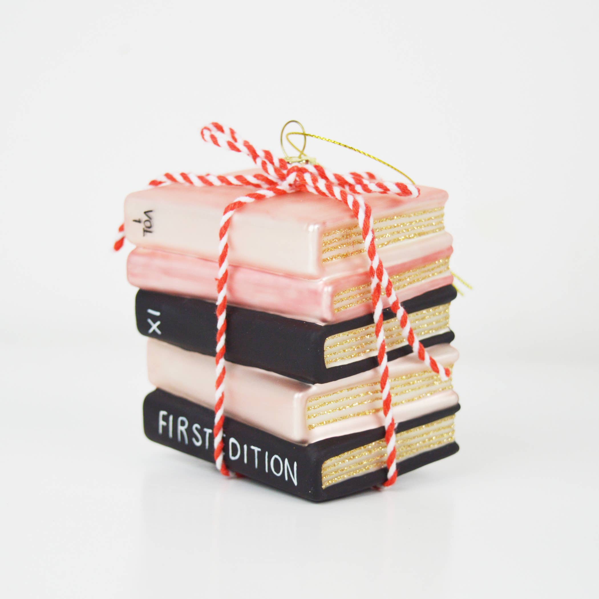 Book Club Glass Ornament — Boxed