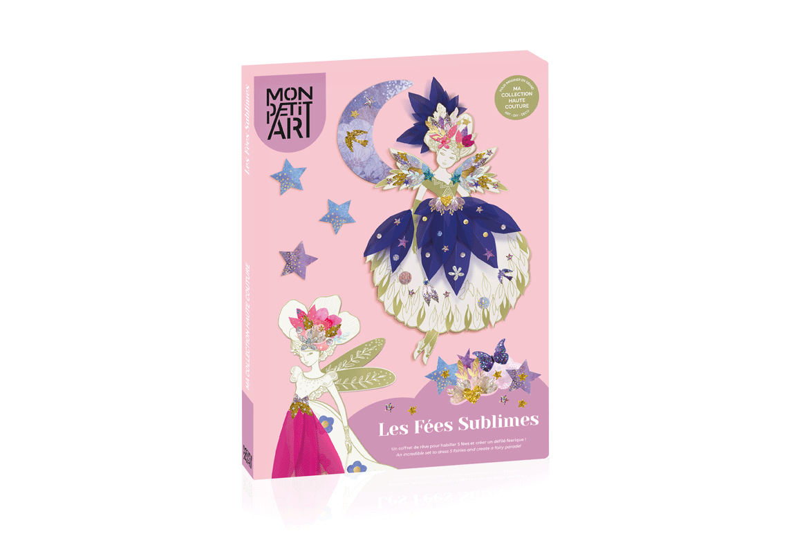 Sublime Fairies Creative Kit by Mon Petit Art | Fashion Design & Glow-in-the-Dark | Ages 7+