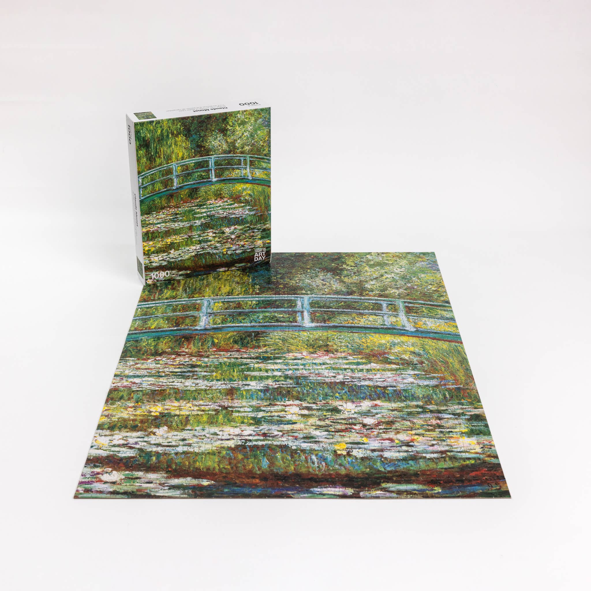 Monet Bridge over a Pond of Water Lilies Puzzle | 1,000 Pieces | 19.5" x 27.5"