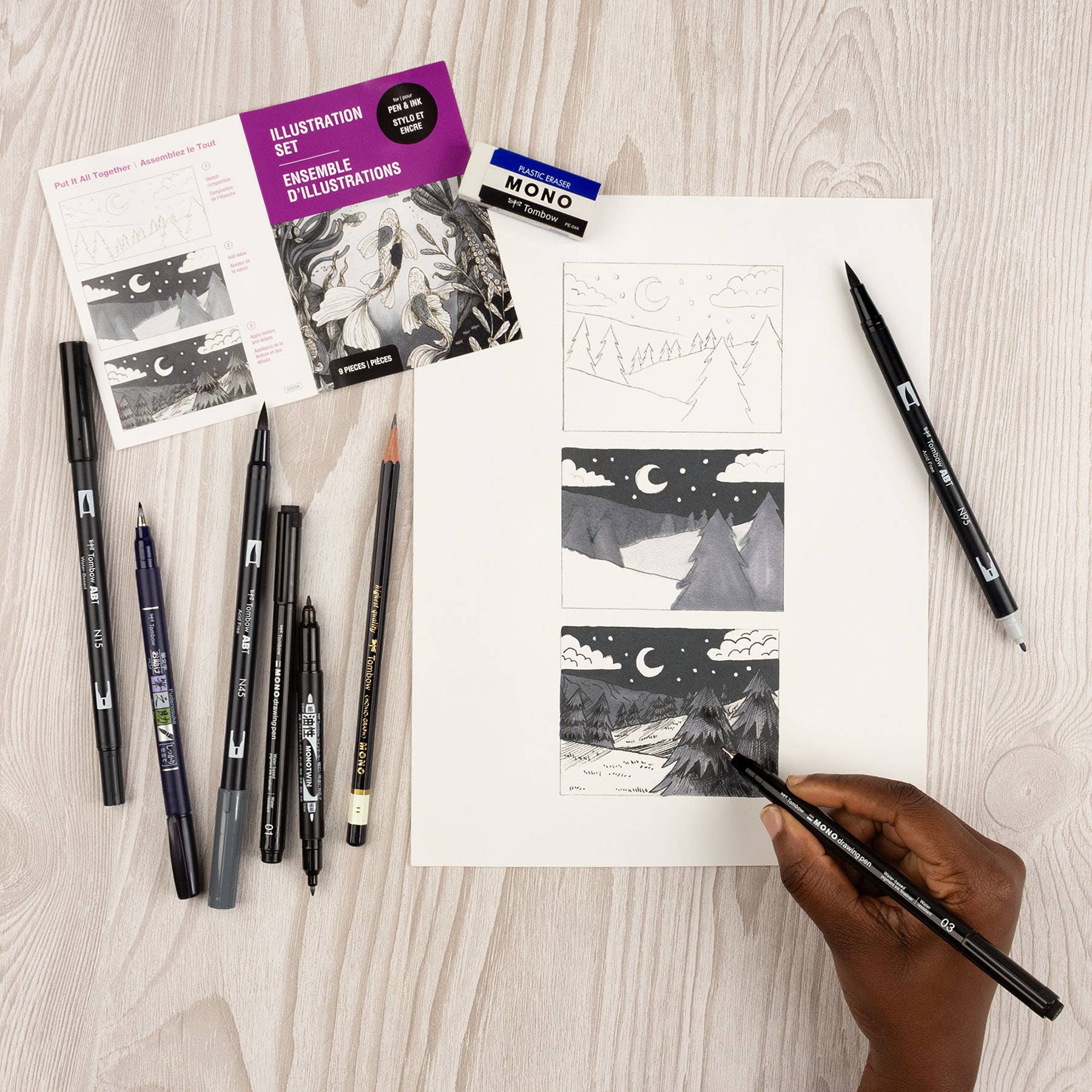 Tombow “Illustration” Set