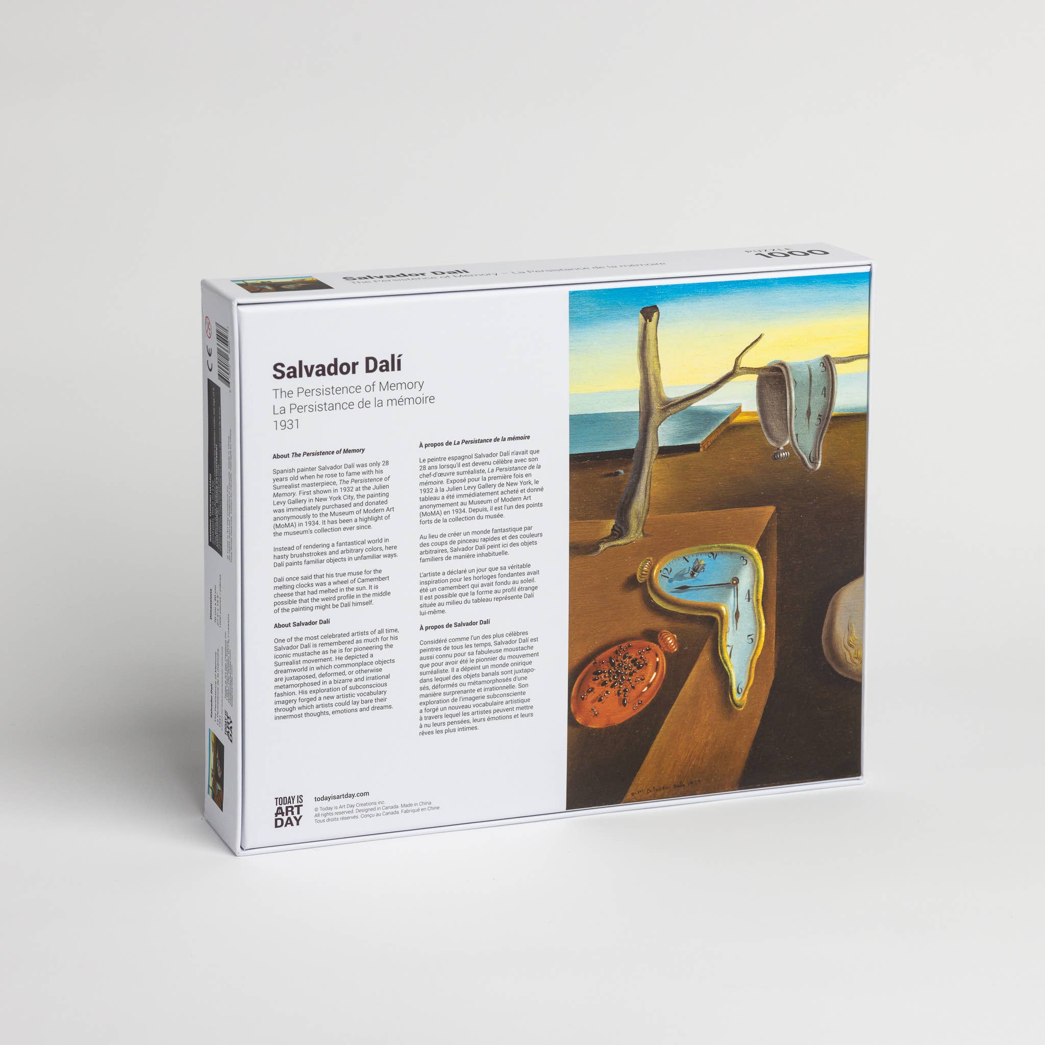 Salvador Dalí Persistence of Memory Puzzle | 1,000 Pieces | 27.5" x 19.5"