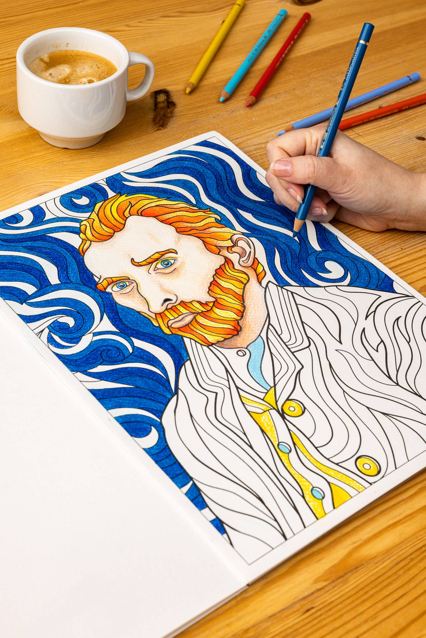 Van Gogh Coloring Book | 12 Masterpieces | Thick Premium Paper for Any Medium