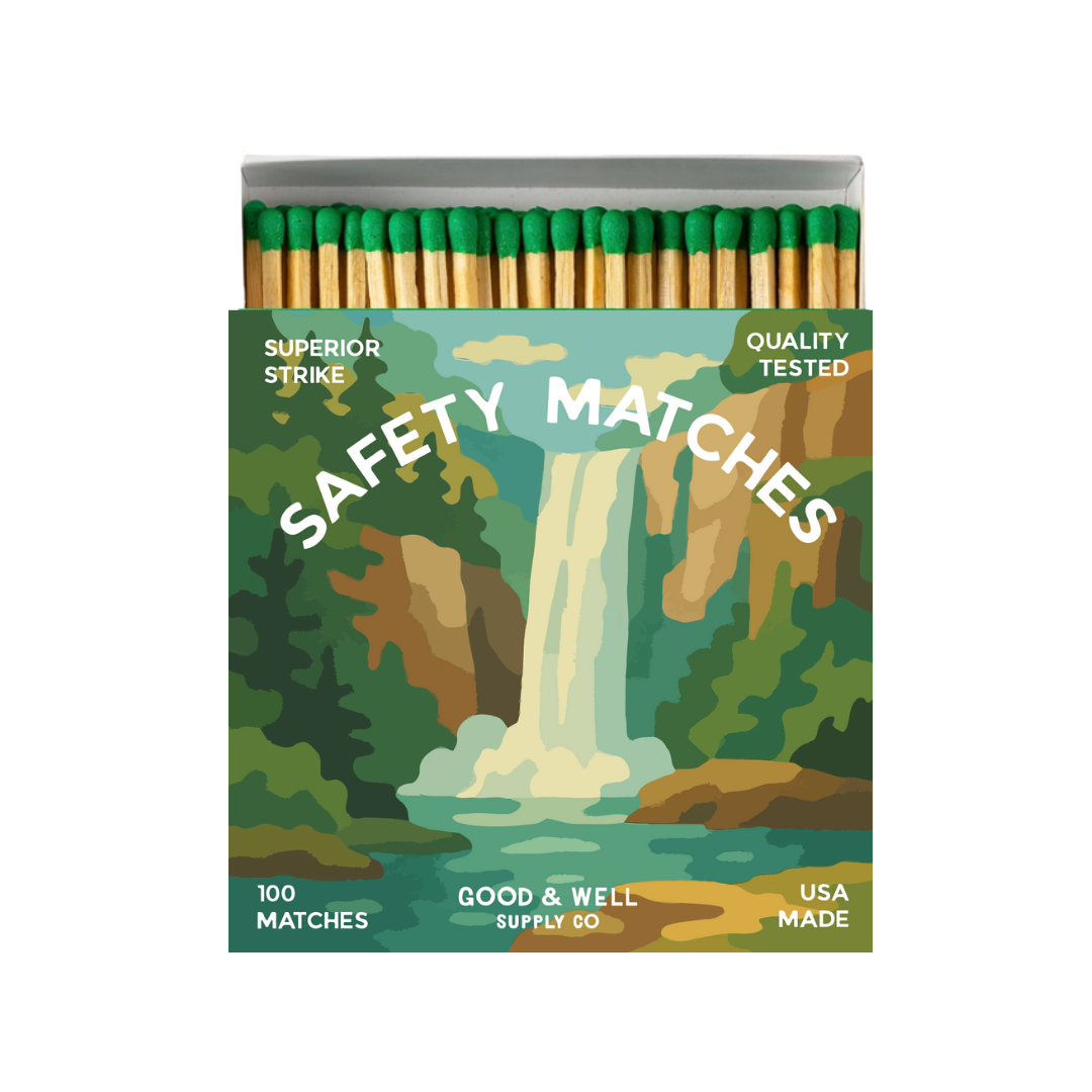 Waterfall & Moose Matchbox Paint By Number Collection