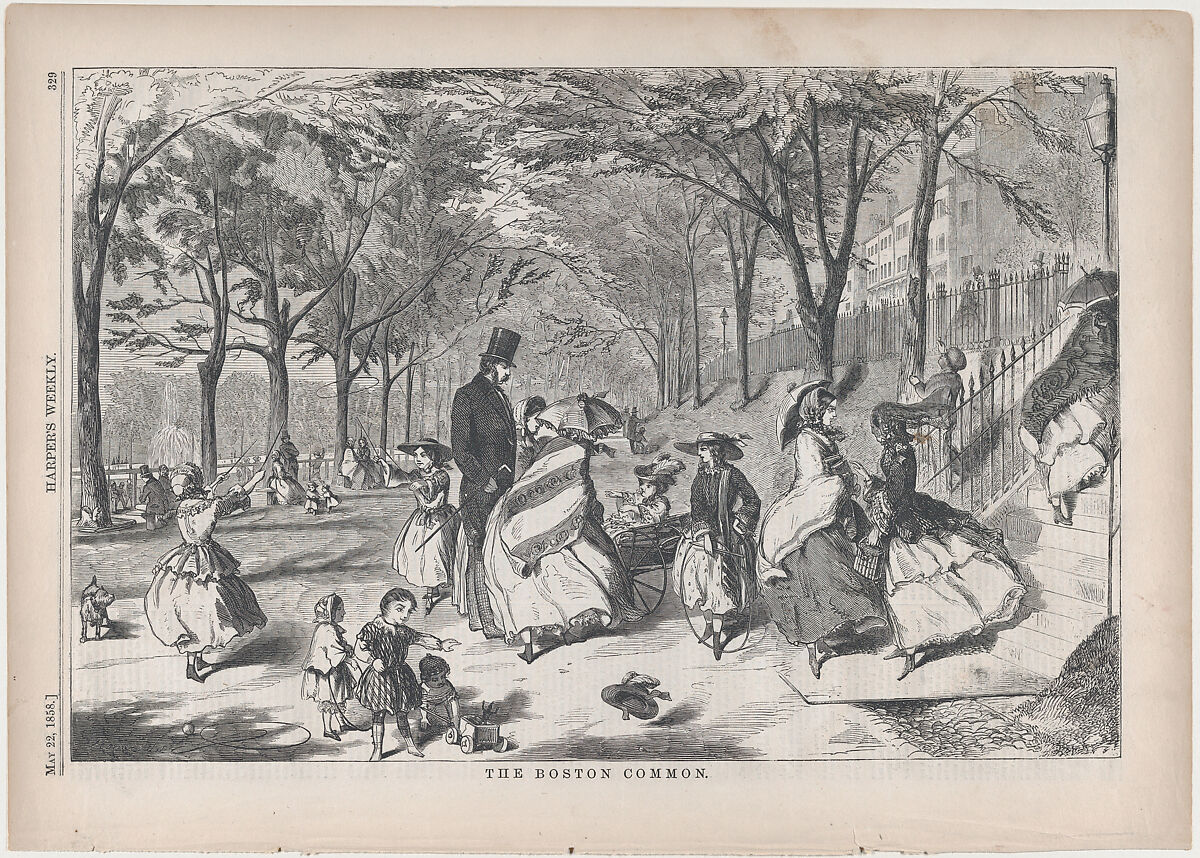 Winslow Homer – The Boston Common (from "Harper’s Weekly," Vol. II)