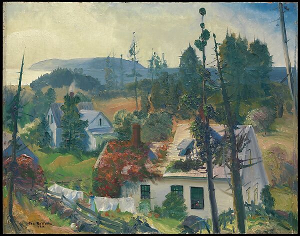 George Bellows – The Red Vine, Matinicus Island, Maine