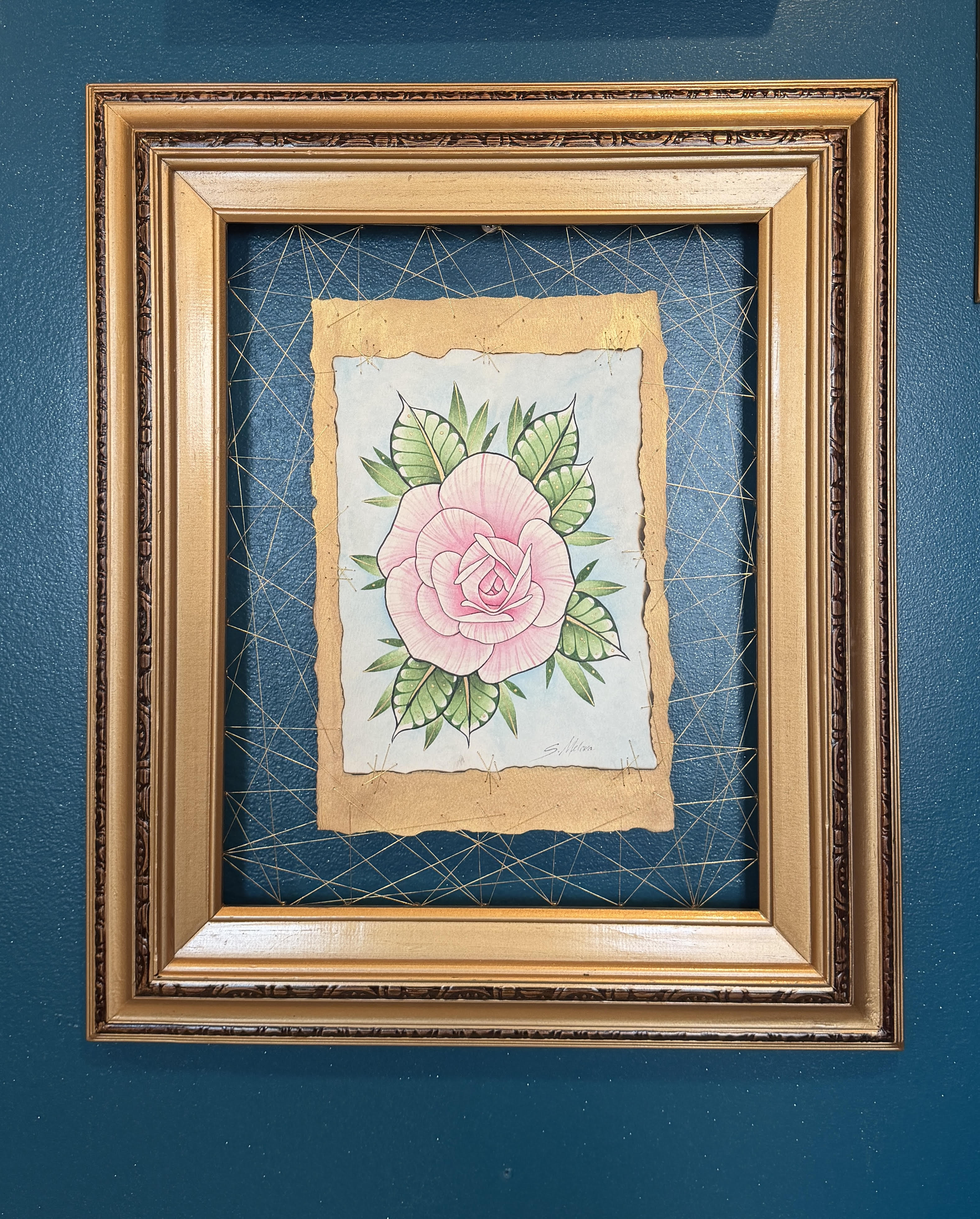 Rose in gold  -  Stephanie Melora